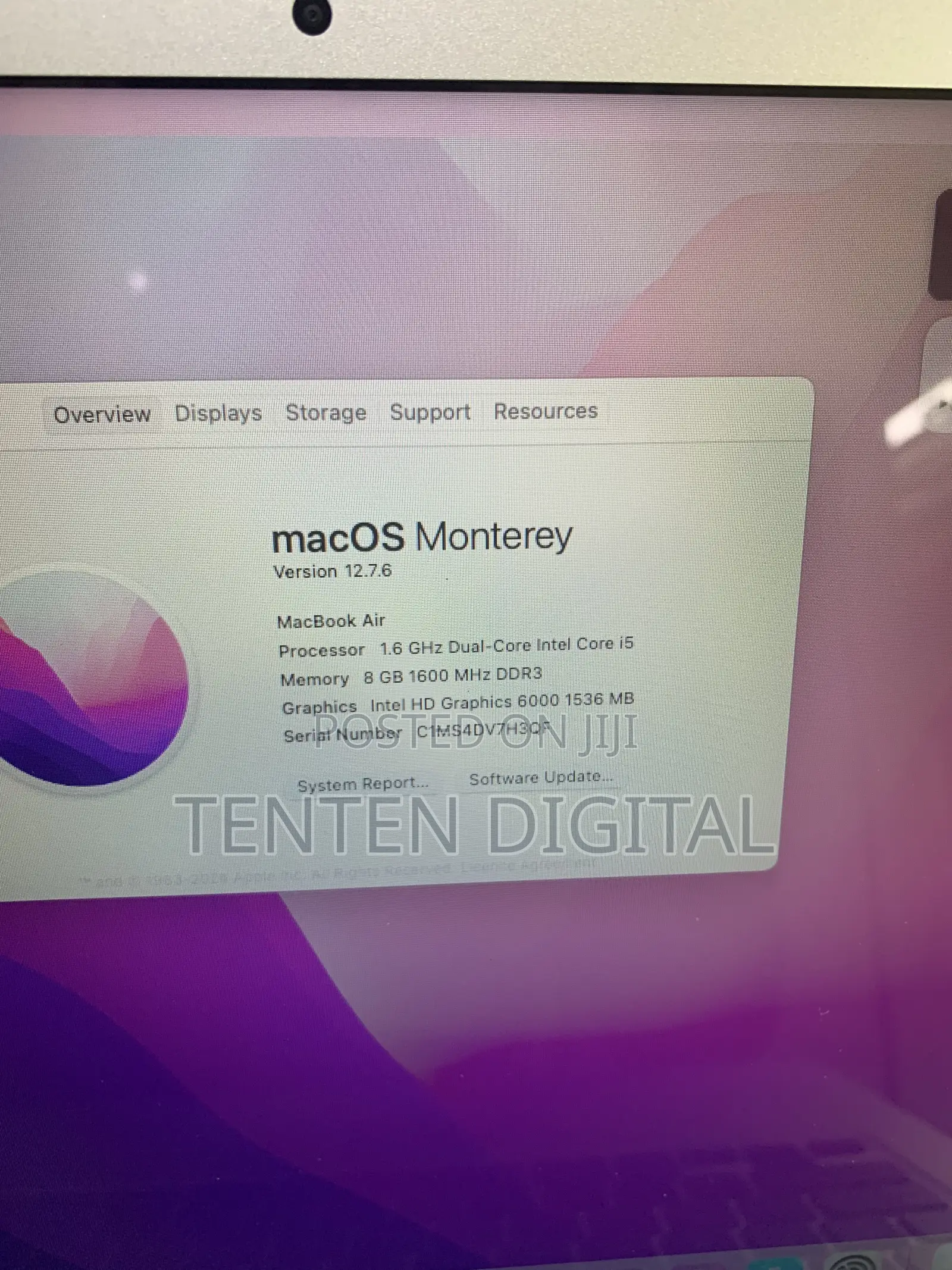 Laptop Apple MacBook Air 2015 8GB Intel Core i5 SSD 256GB