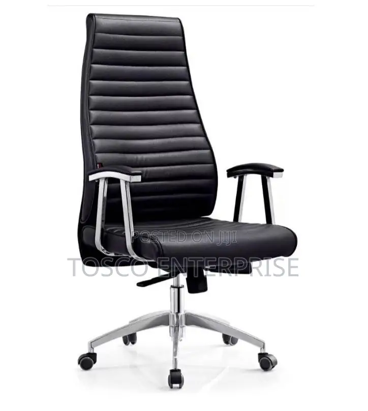 Ergonomic Black White Office Chair, Comfortable and Durable.