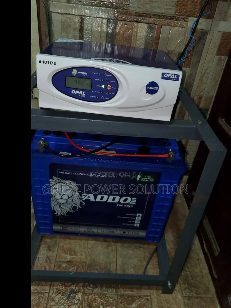 Complete Solar System a Room or Two and Small Office Space– 1KVA 1KWH