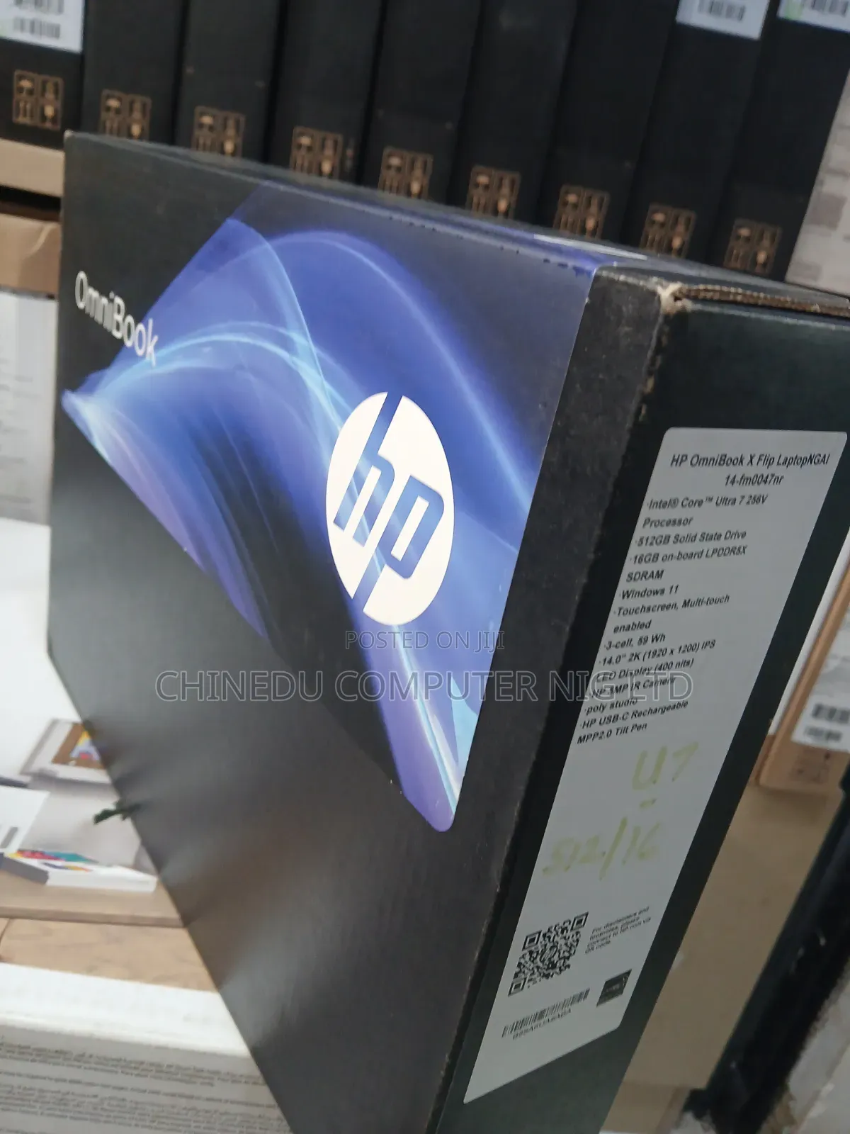 New Laptop HP OmniBook X Flip 14" 16GB Intel Core Ultra 7 SSD 512GB