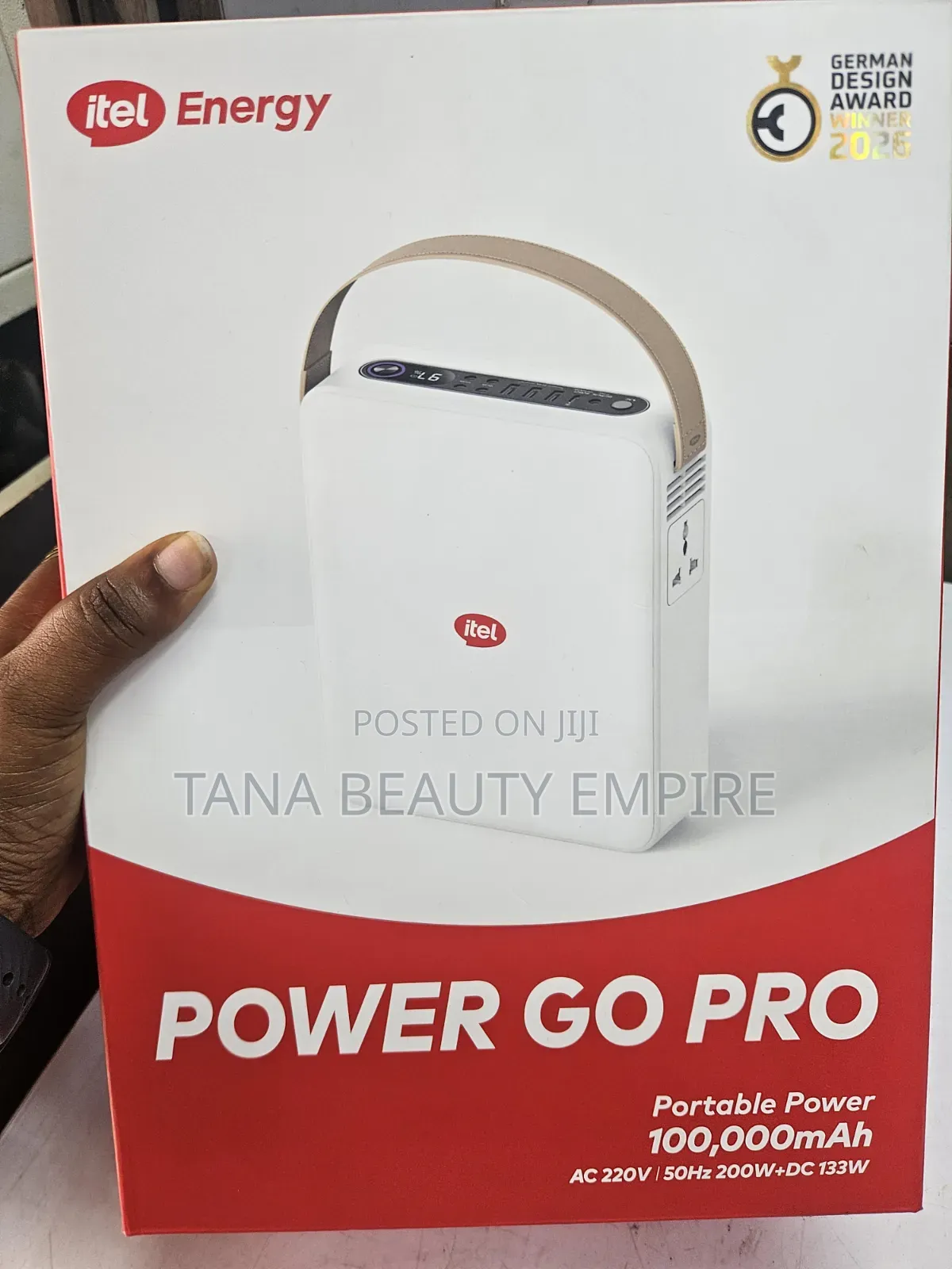 Itel Power Go Pro 100,000mah Powerbank 200W With AC Sockets Output