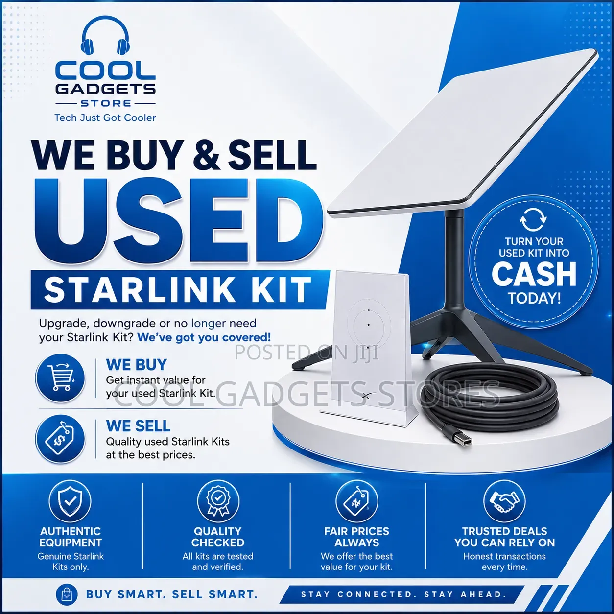 We Buy and Sell Used Starlink Kit