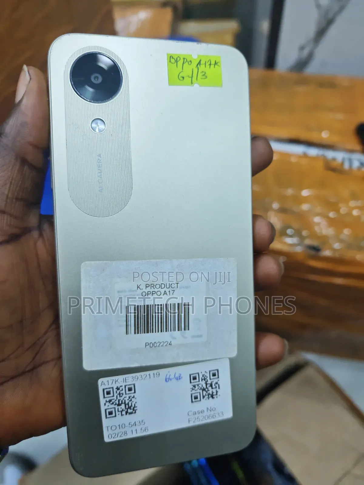 Oppo A17K 64 GB Gold