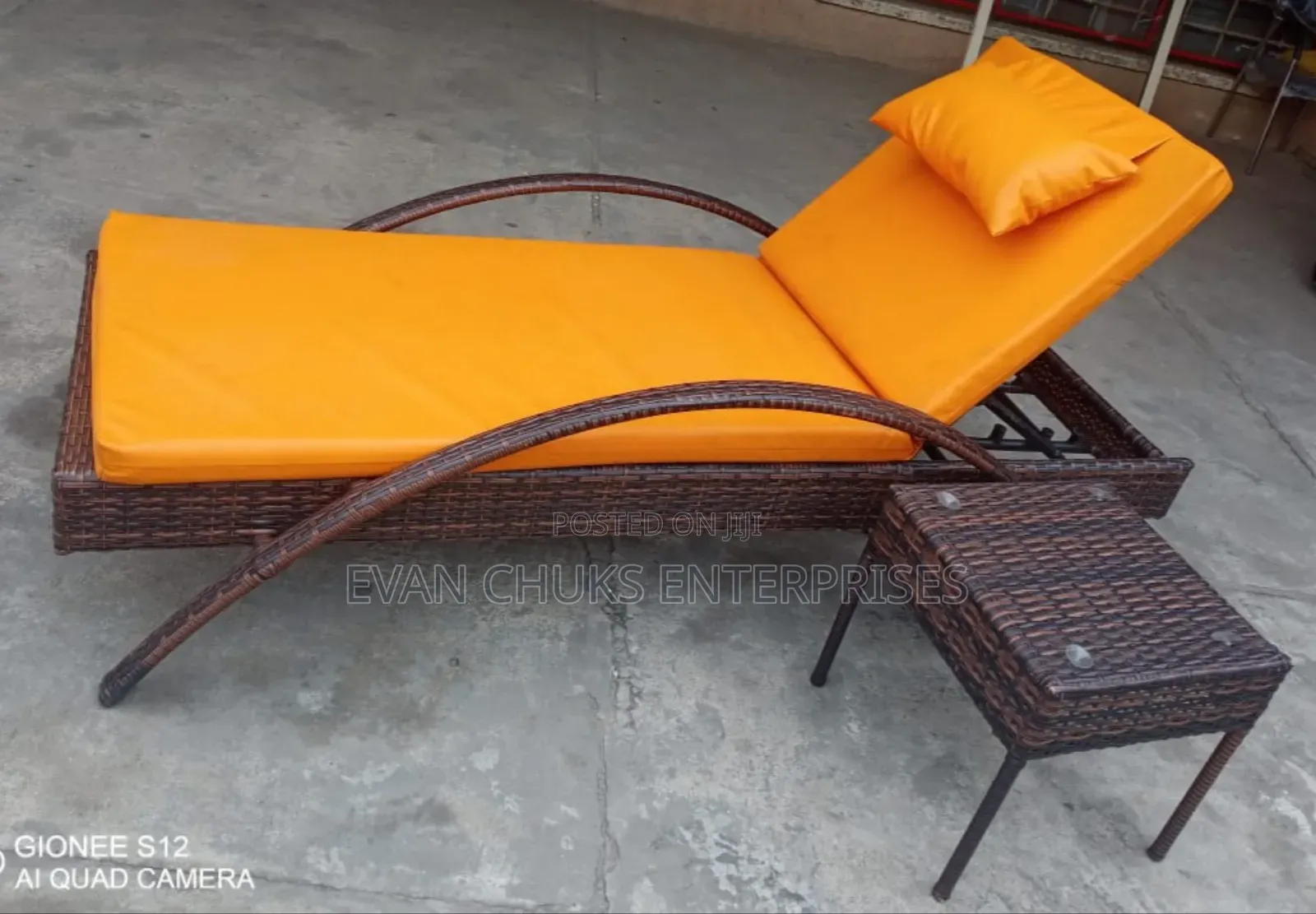 Outdoor Rattan Pool Bed