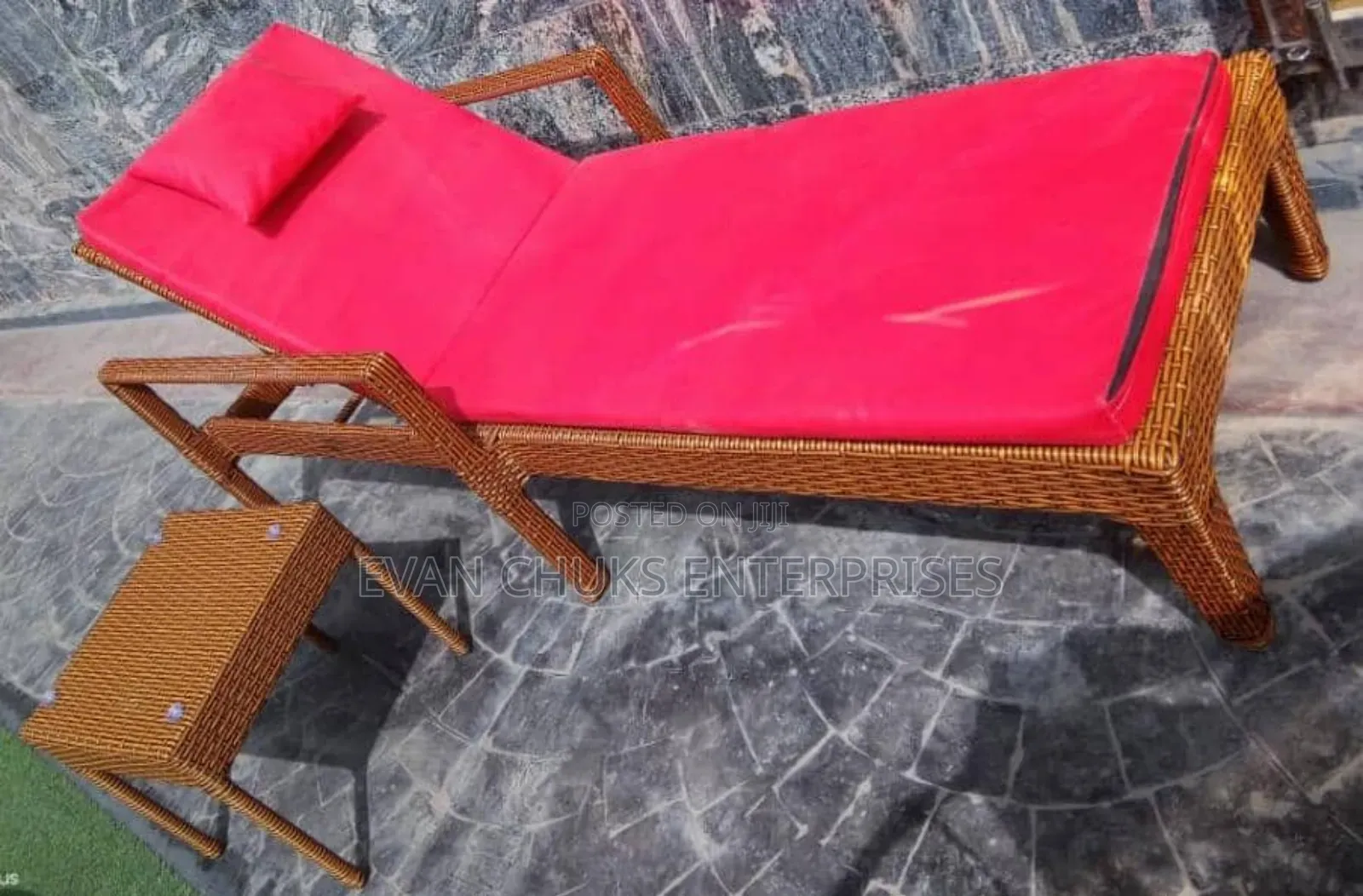 Outdoor Rattan Pool Bed