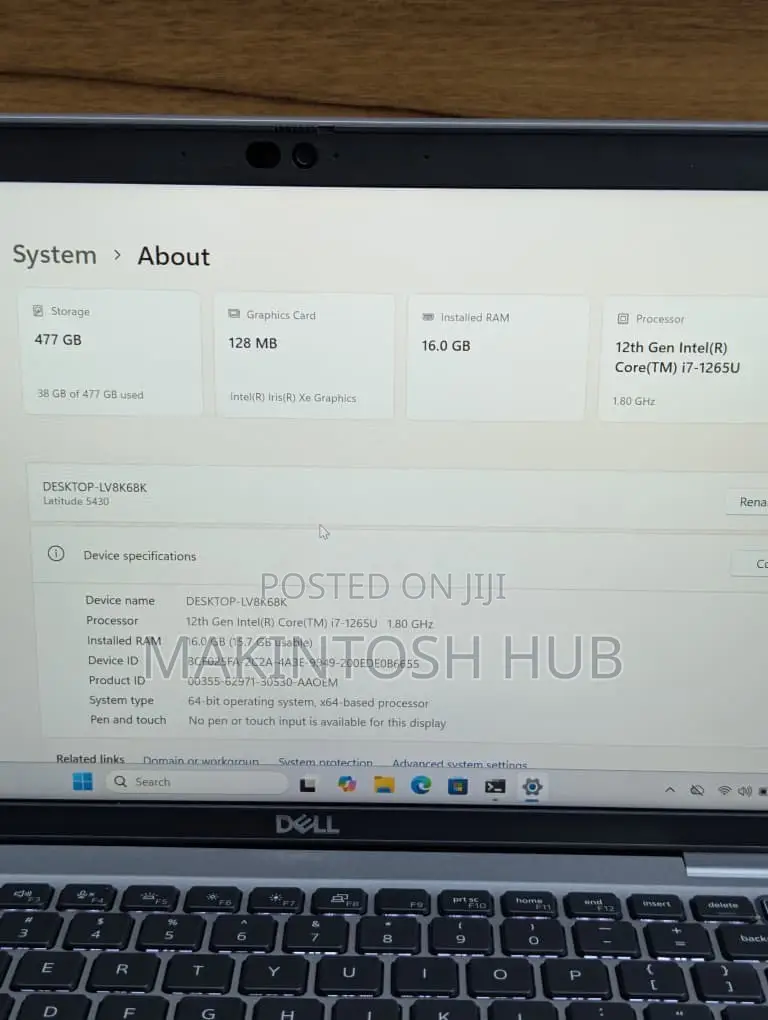 Laptop Dell Latitude 5430 16GB Intel Core i7 SSD 512GB