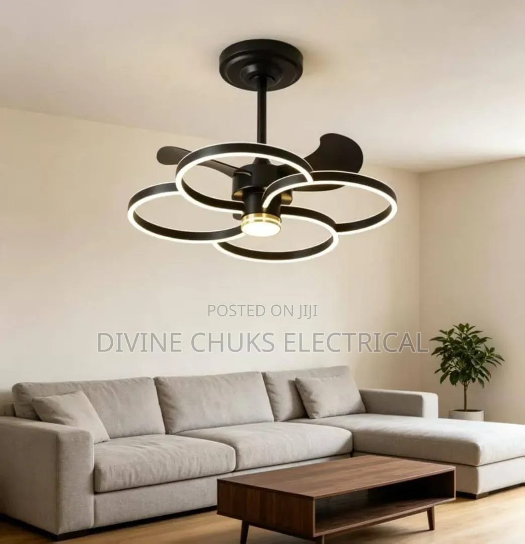 Led Luxury Chandelier Fan
