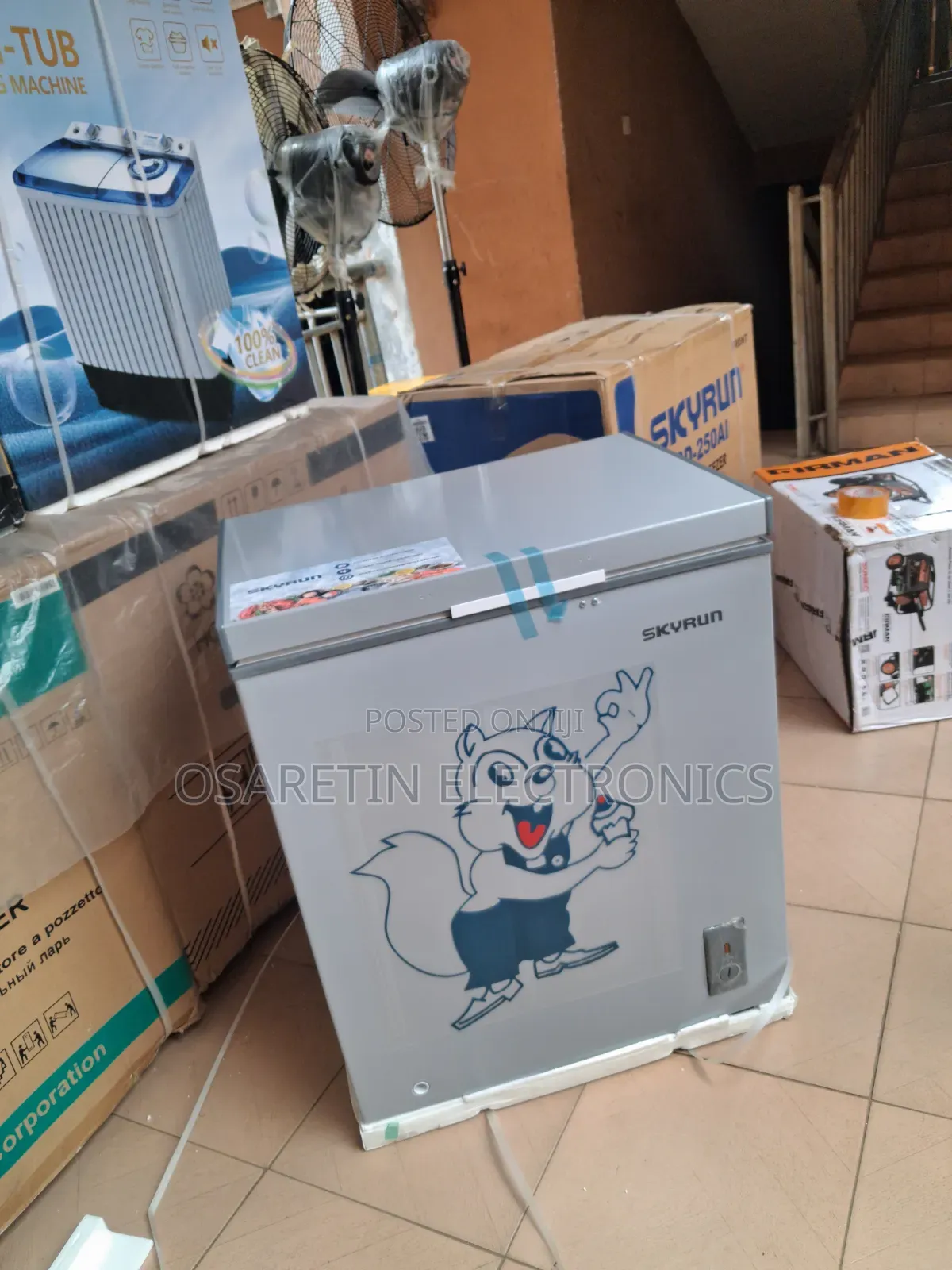 Skyrun Inverter Deep Freezer 145 Litre