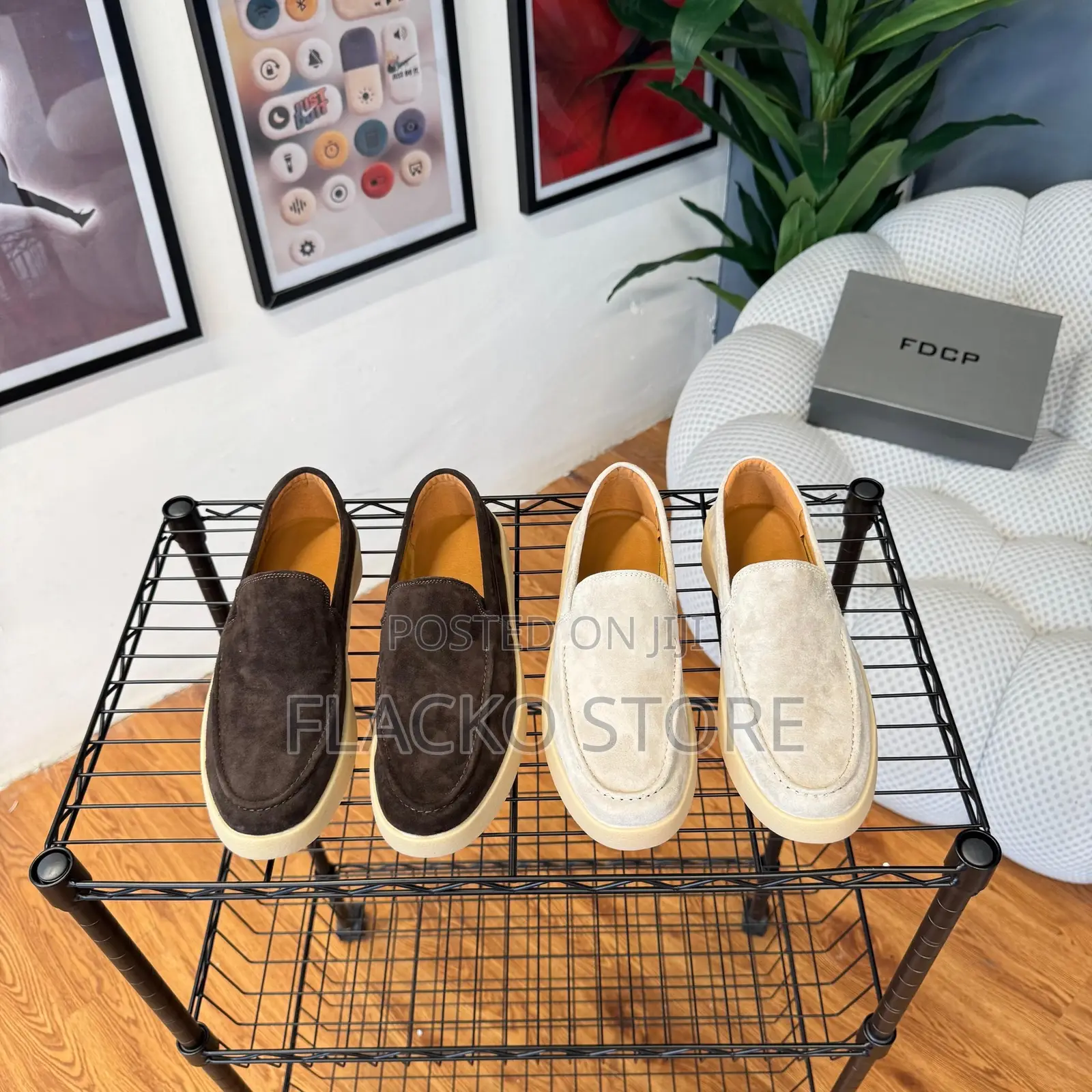 Original Valmont Suede Loafers Shoes