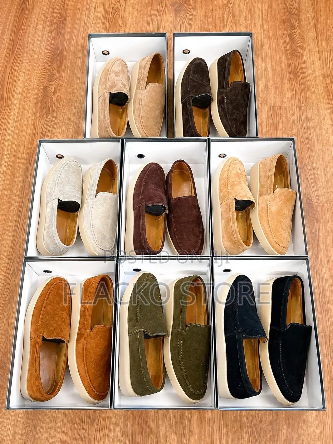 Original Valmont Suede Loafers Shoes