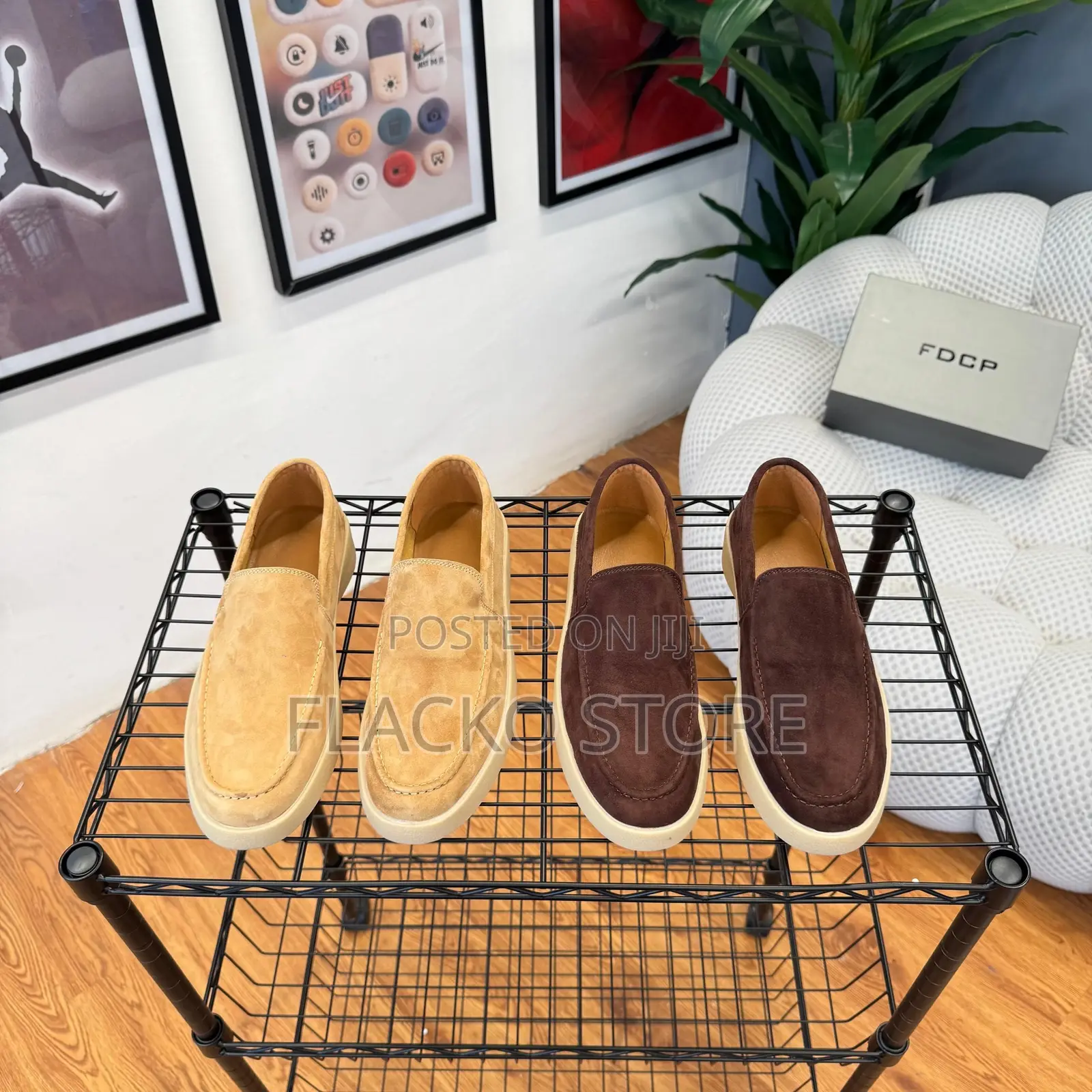 Original Valmont Suede Loafers Shoes