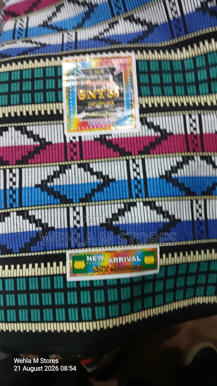 Authentic Handwoven Akwete Fabric in Abuja (4.5 Yards)
