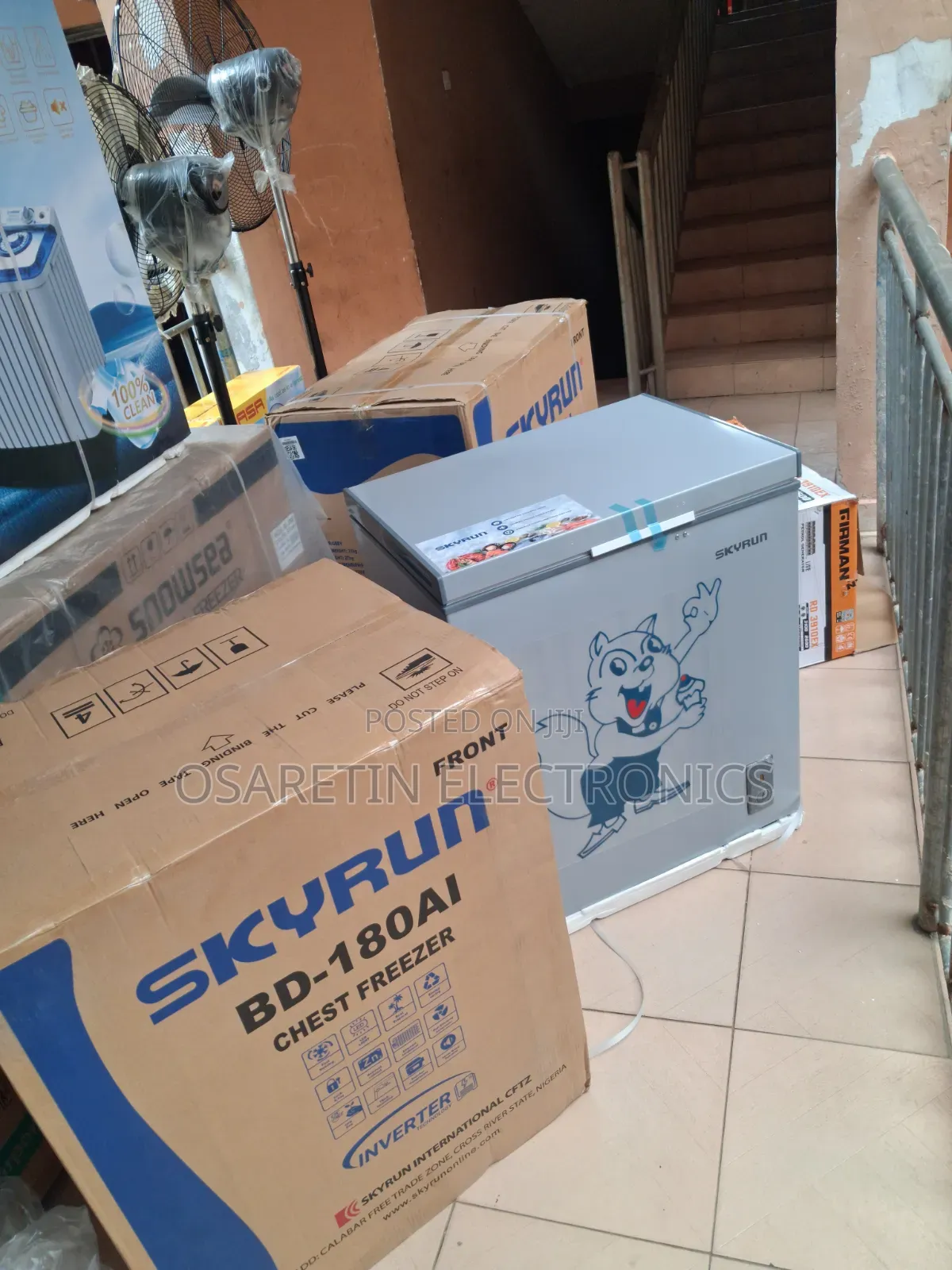 Skyrun Inverter Deep Freezer 145 Litre