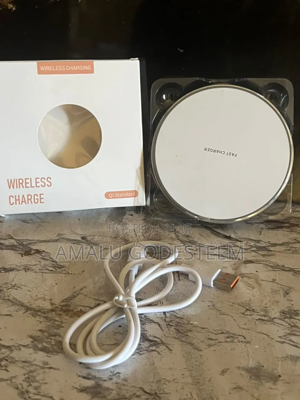 30w Fast Wireless Charger Pad iPhone/Samsung Universal Quick Charger