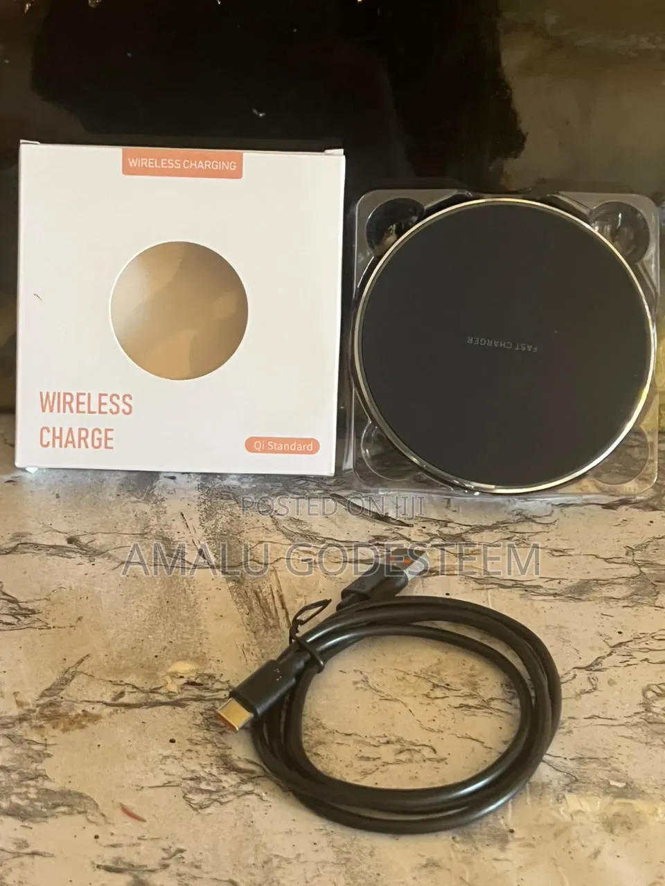 30w Fast Wireless Charger Pad iPhone/Samsung Universal Quick Charger