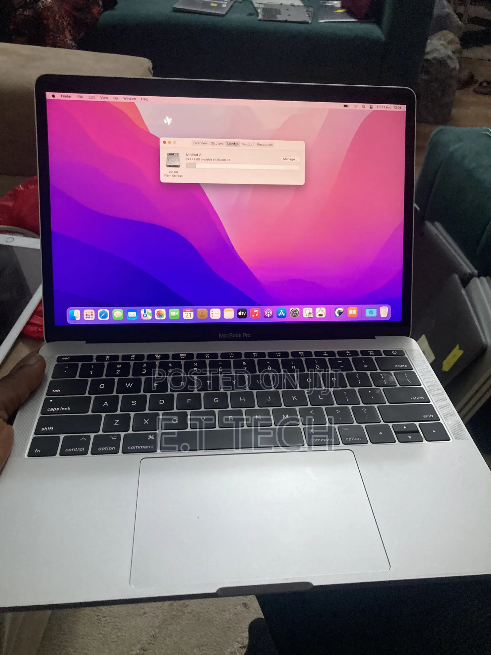 Laptop Apple MacBook Pro 2017 16GB Intel Core i5 SSD 256GB