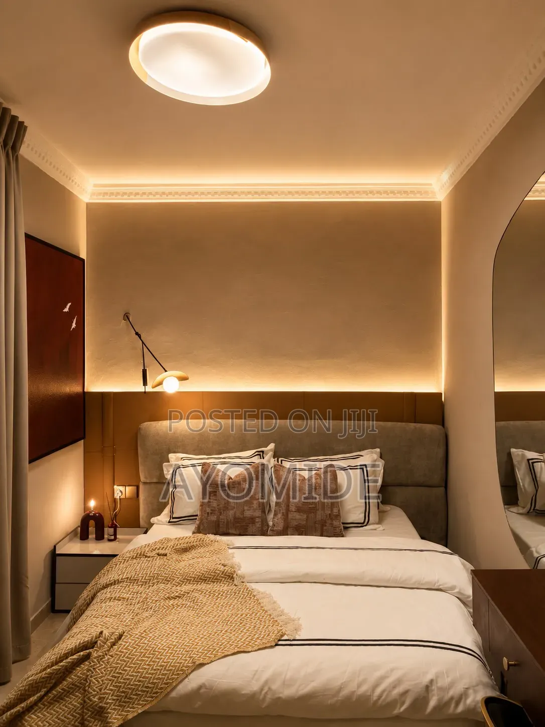 Interior Design for Bedroom and Living Room