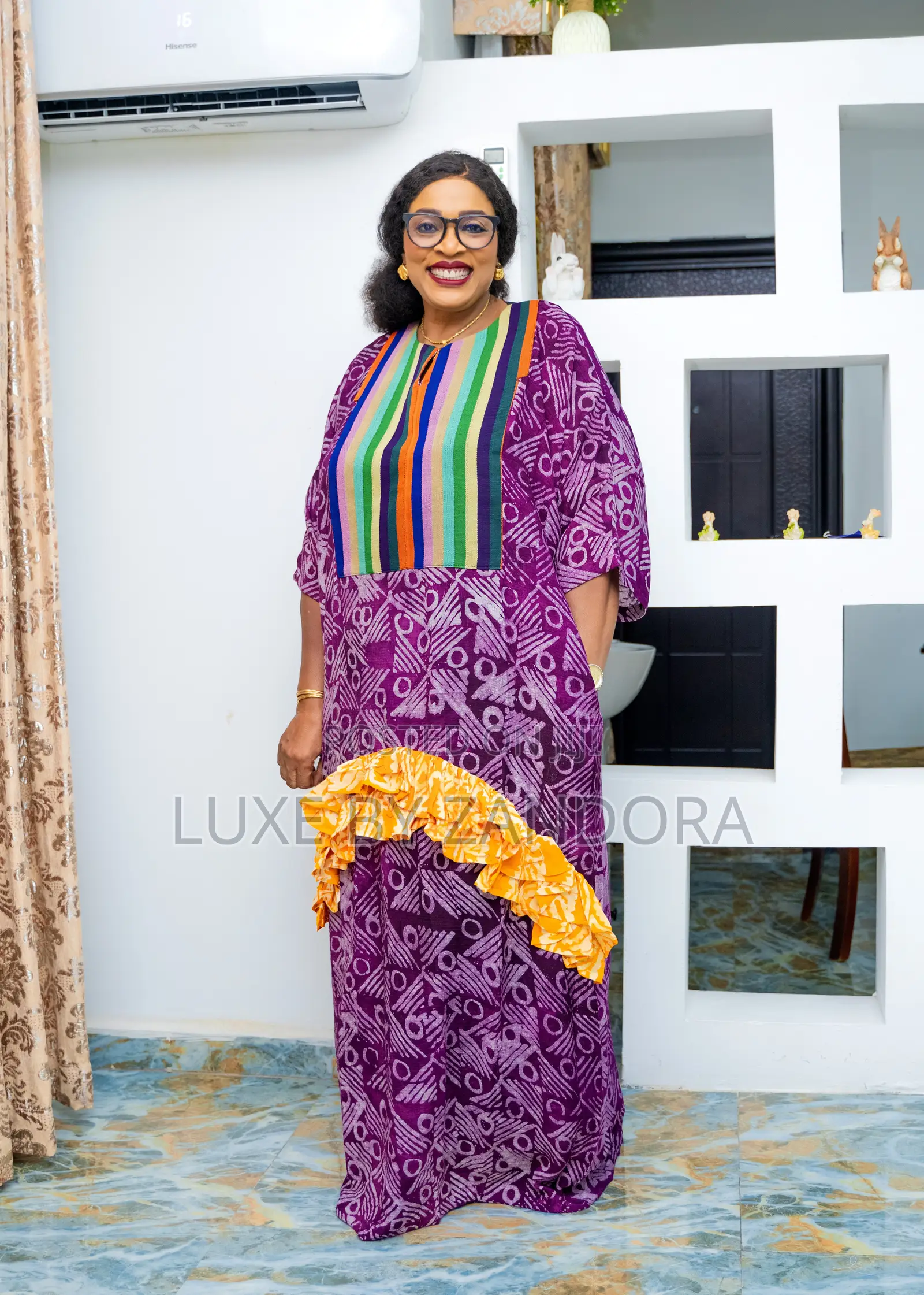 Adire Bubu With Asoke Details