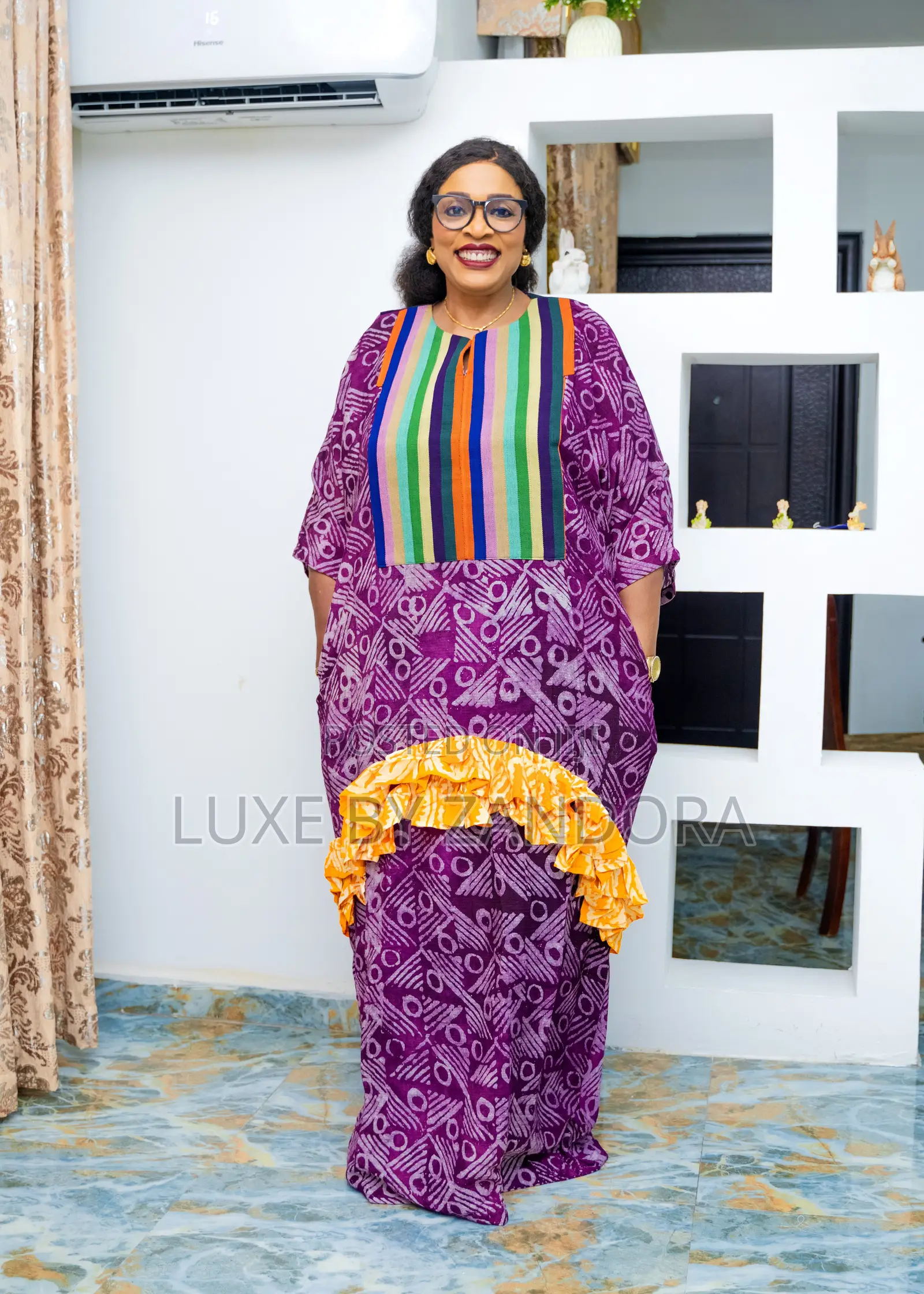 Adire Bubu With Asoke Details