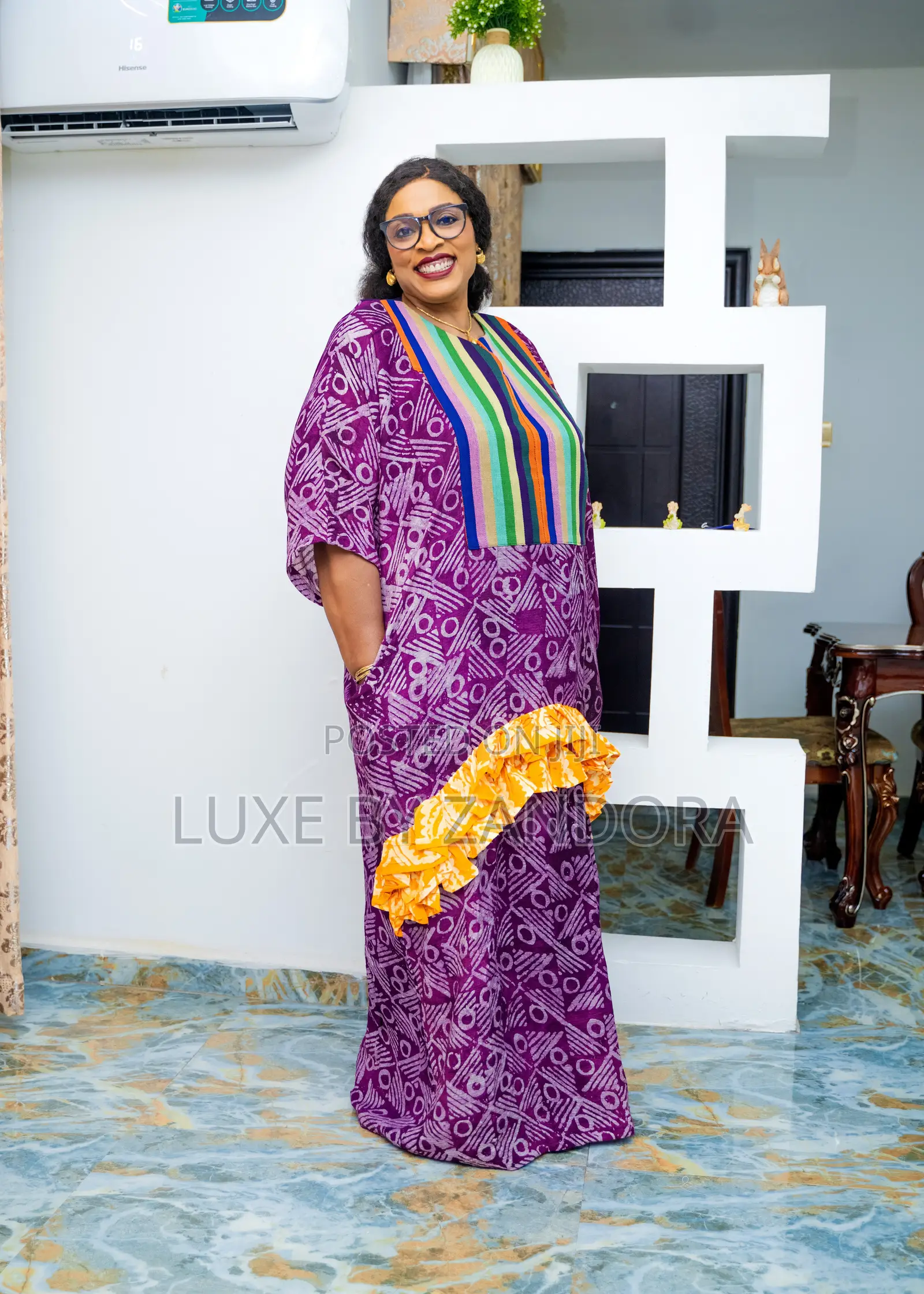 Adire Bubu With Asoke Details