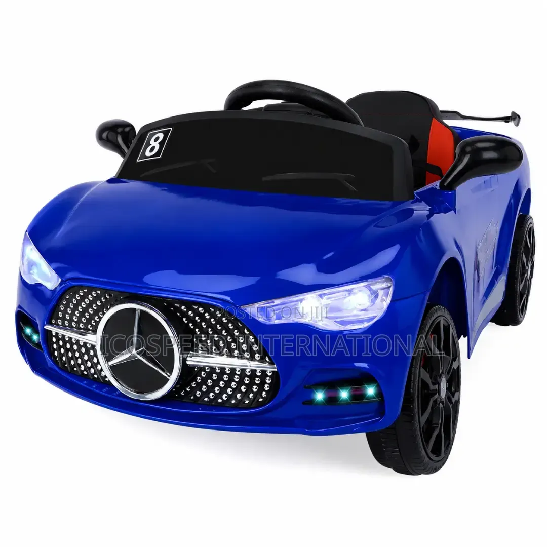Blue Mercedes-Benz Electric Sport Car for Kids Age 1-5