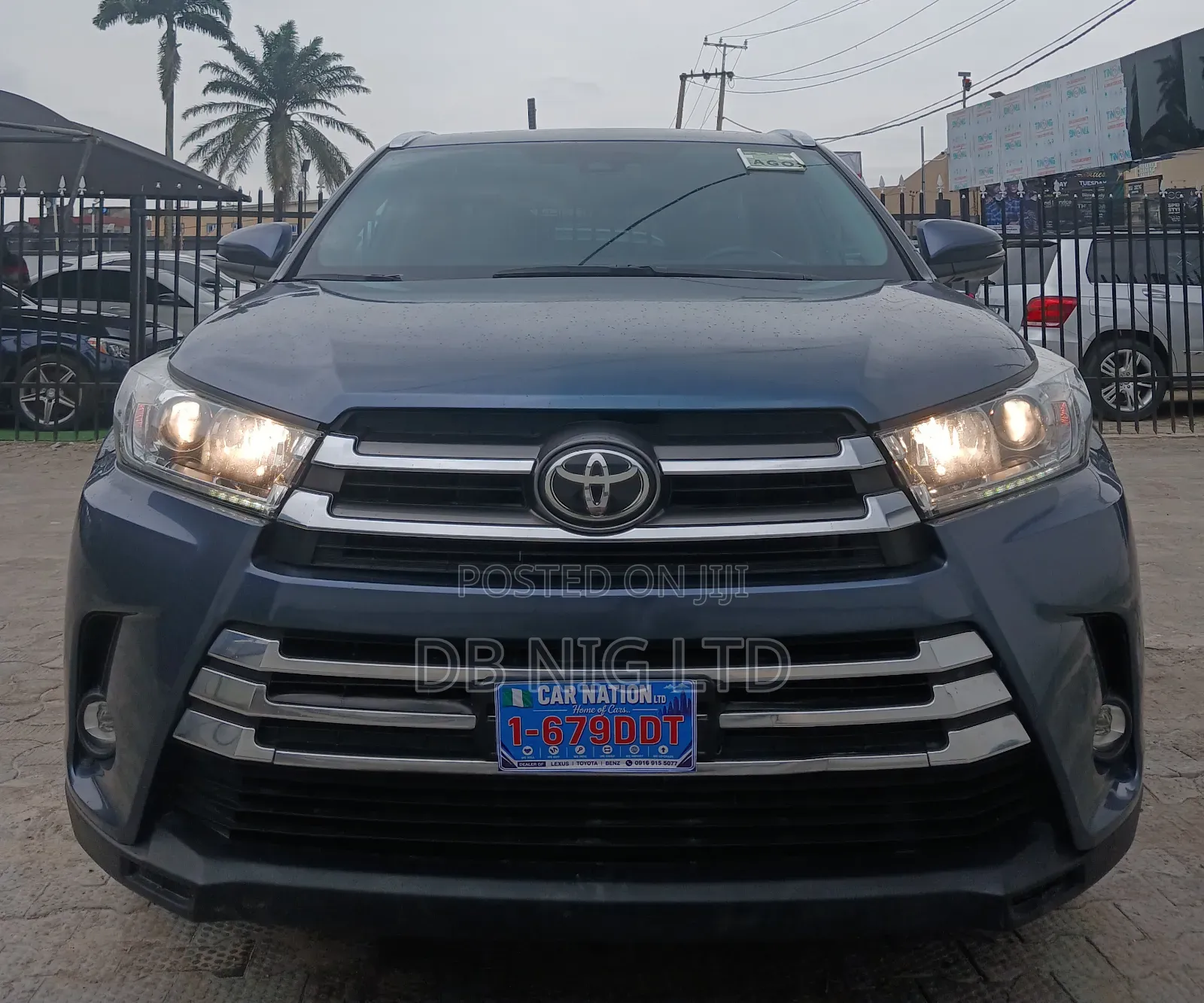 Toyota Highlander Limited 2019 Blue