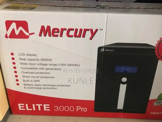 Mercury Elite 3000va Pro 3KVA