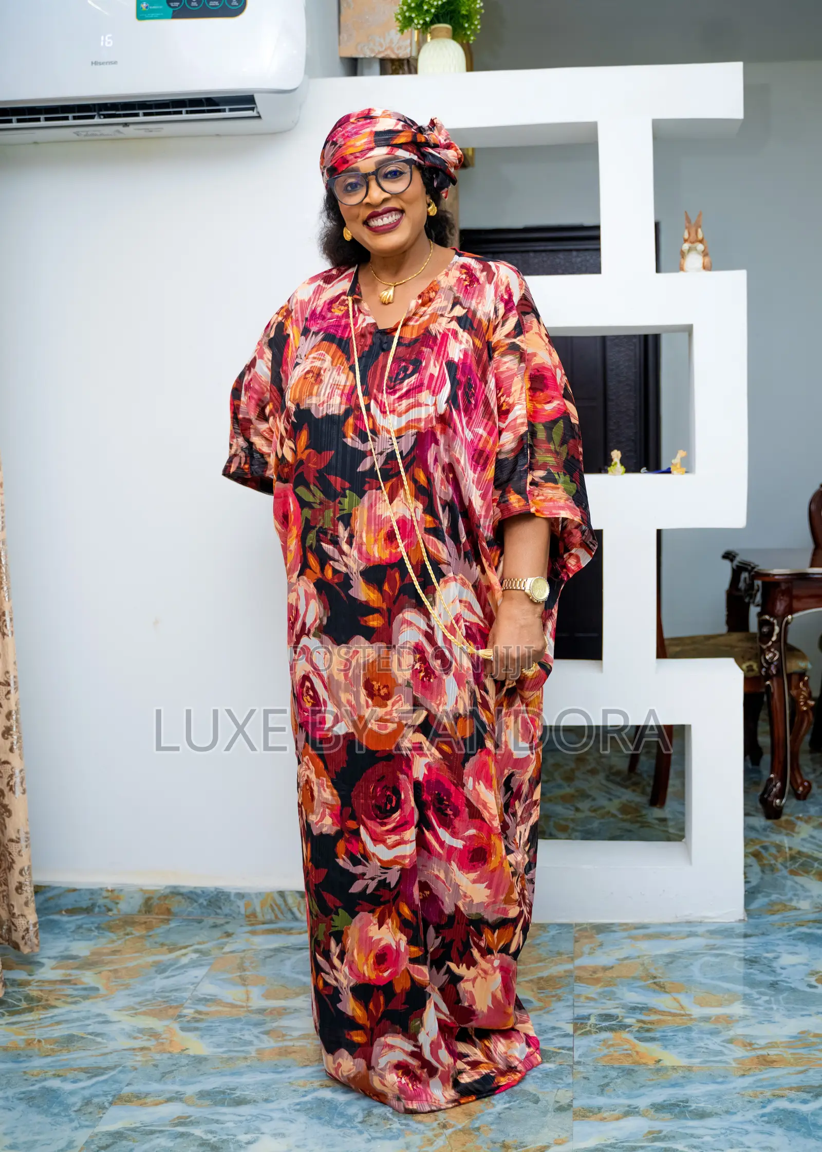Free Size Silky Chiffonkaftan