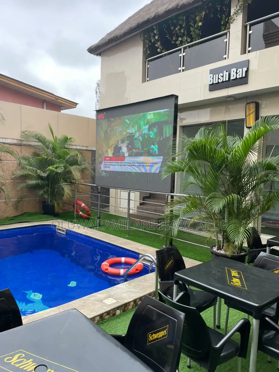P4 Outdoor LED Screen at Londonian Hotel Suite