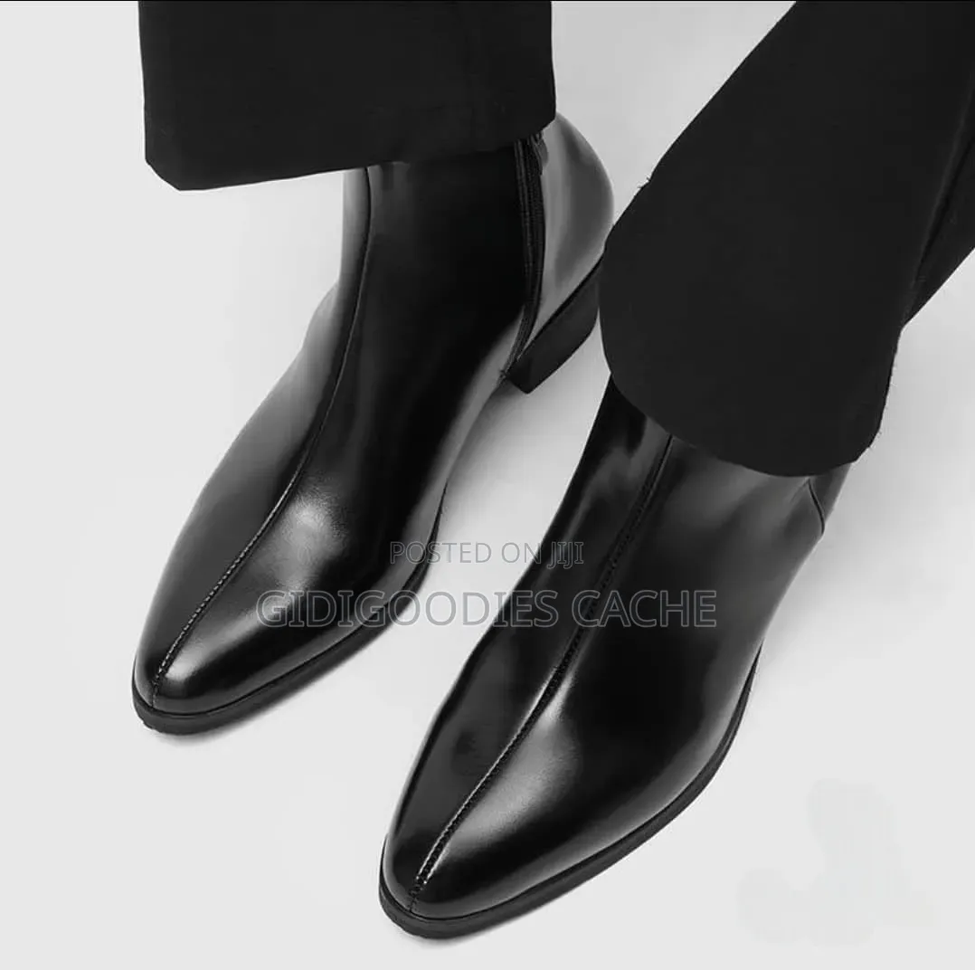 FDCP Men's Pointed-Toe Ankle Shoes Size 40-46