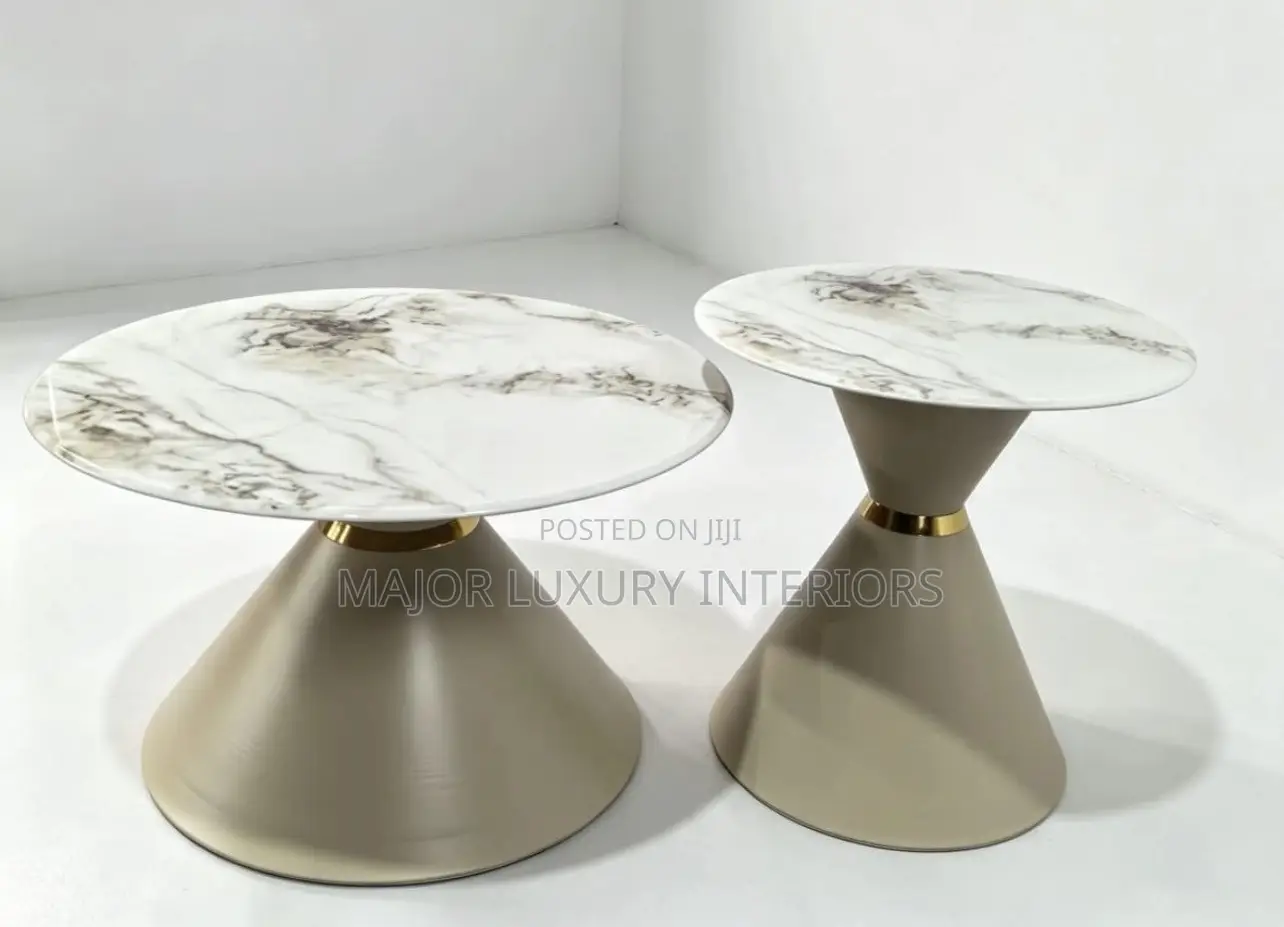 Two-in-One Marble Center Table Best Quality