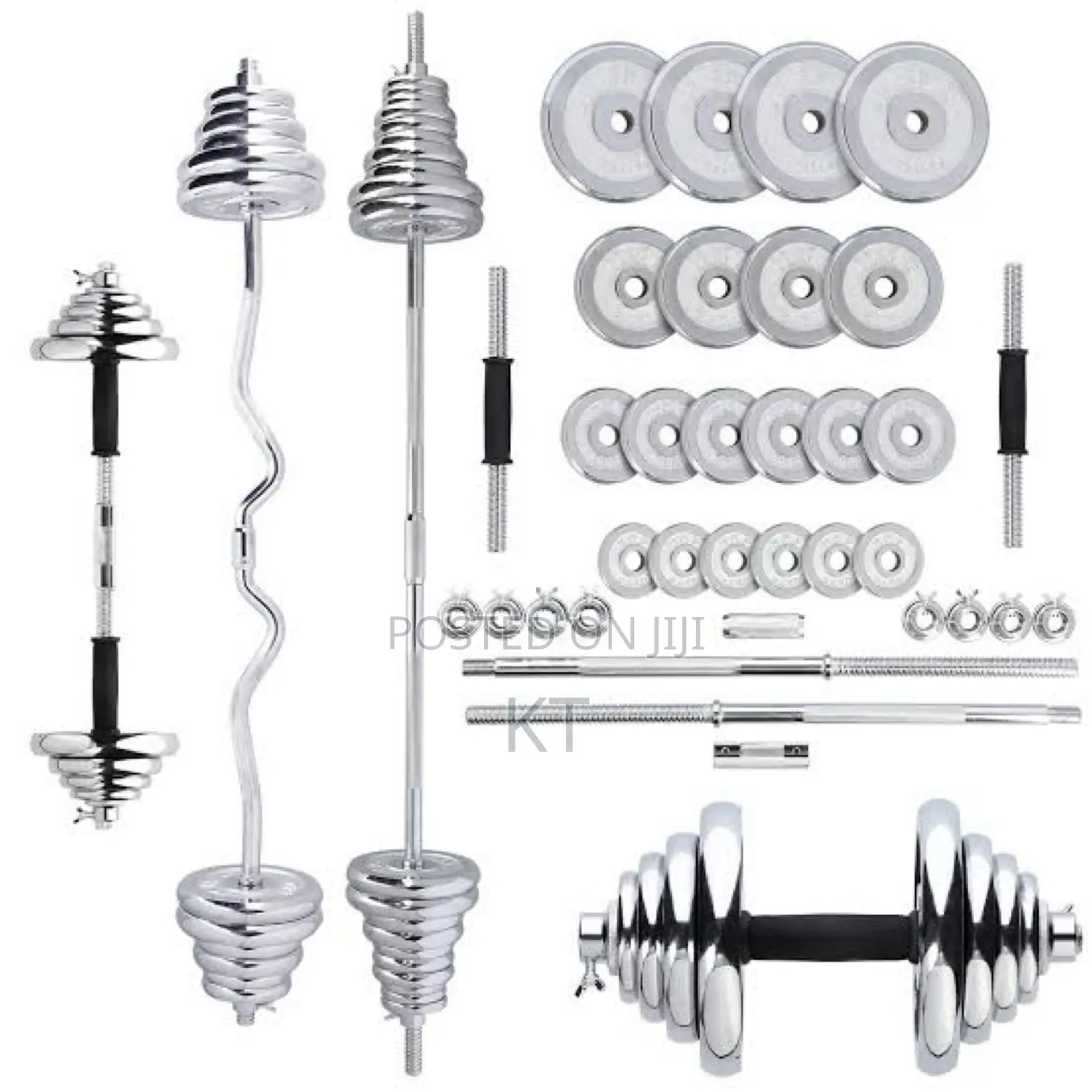 55kg Chrome Box Dumbbell