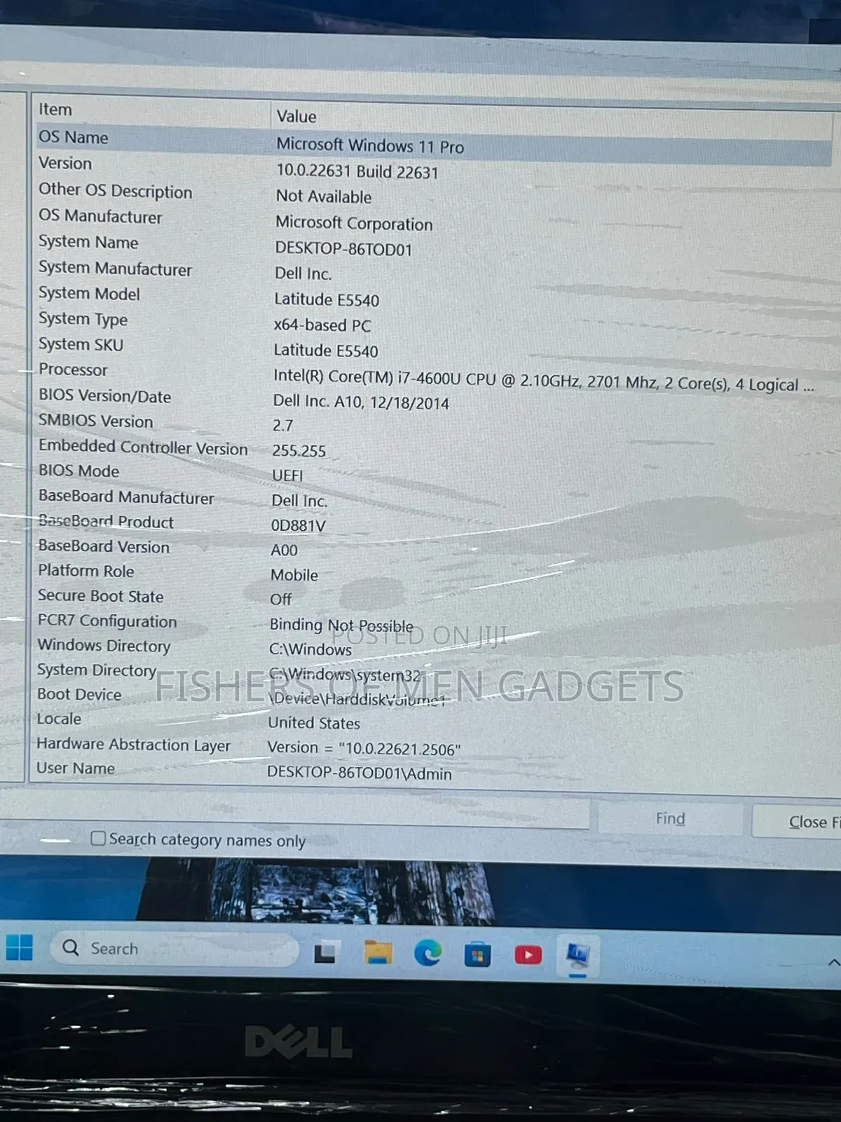 Laptop Dell Latitude e5540 8GB Intel Core i7 SSD 256GB