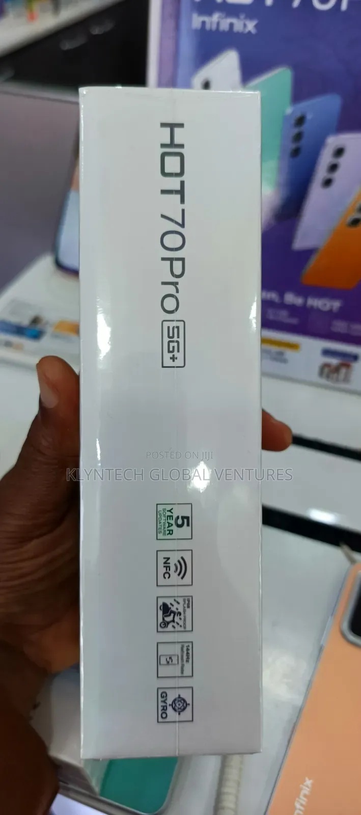 New Infinix Hot 70 Pro 5G+ 256 GB Blue