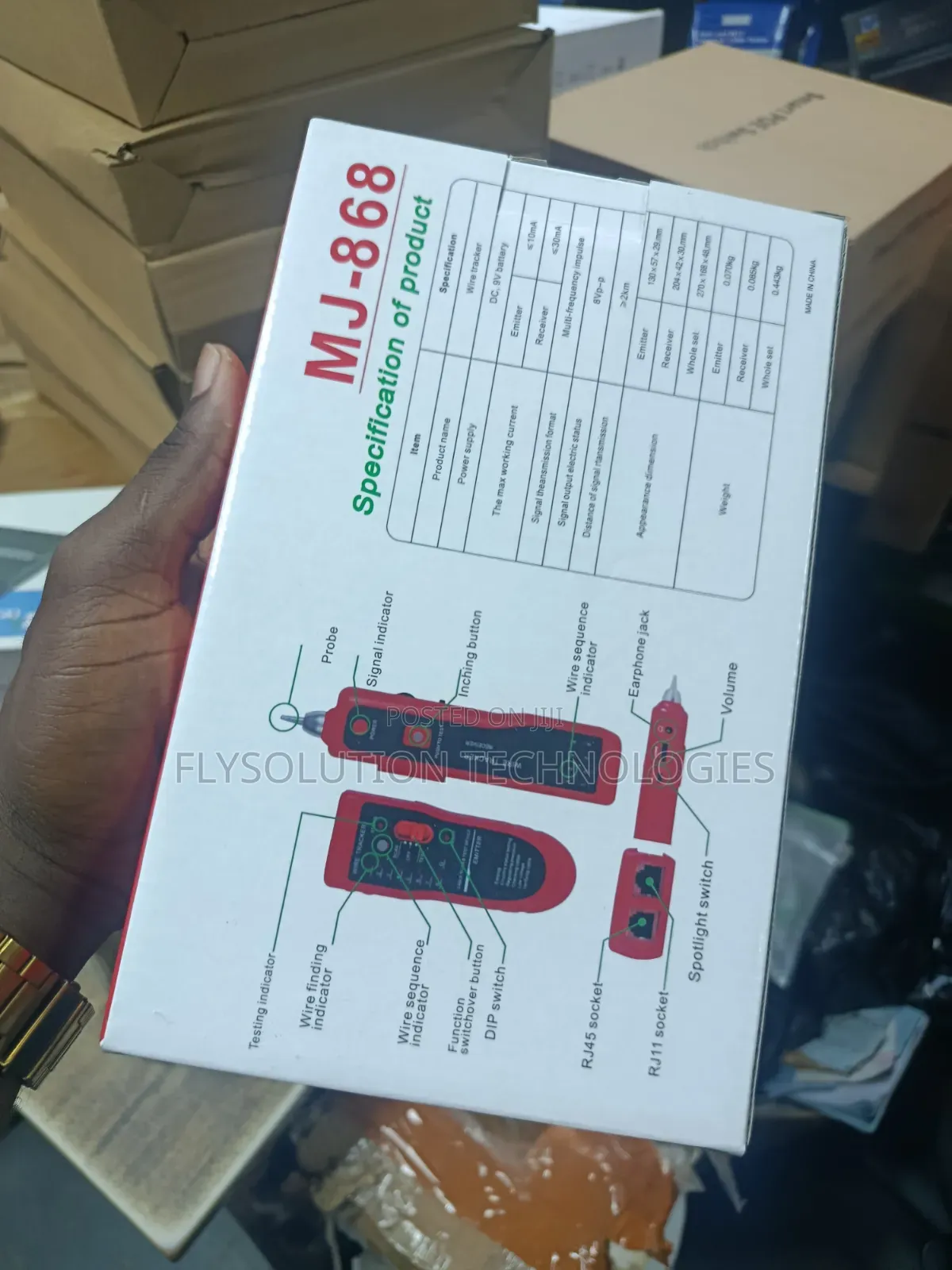 Wire Tracker MJ-868 RJ45, RJ11, Cat5