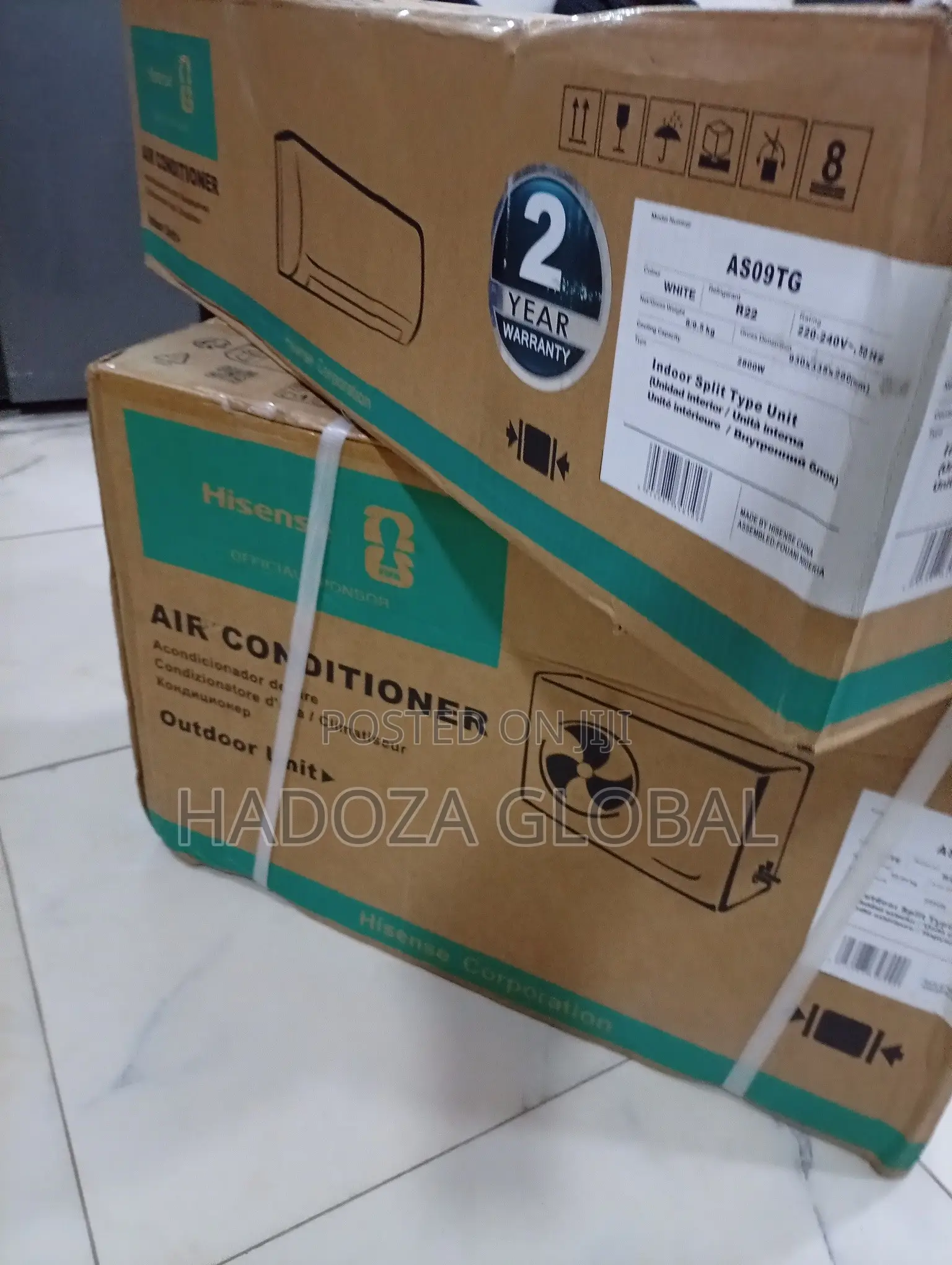 Heavy-Duty Hisense 1HP Non-Inverter Air Conditioner