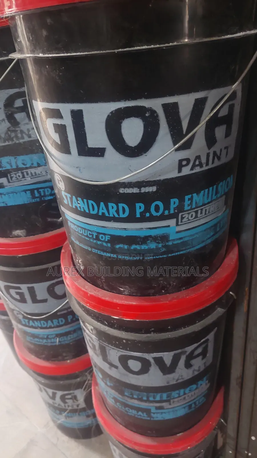 GLOVEX P.O.P Emulsion Paint – 20 Liters