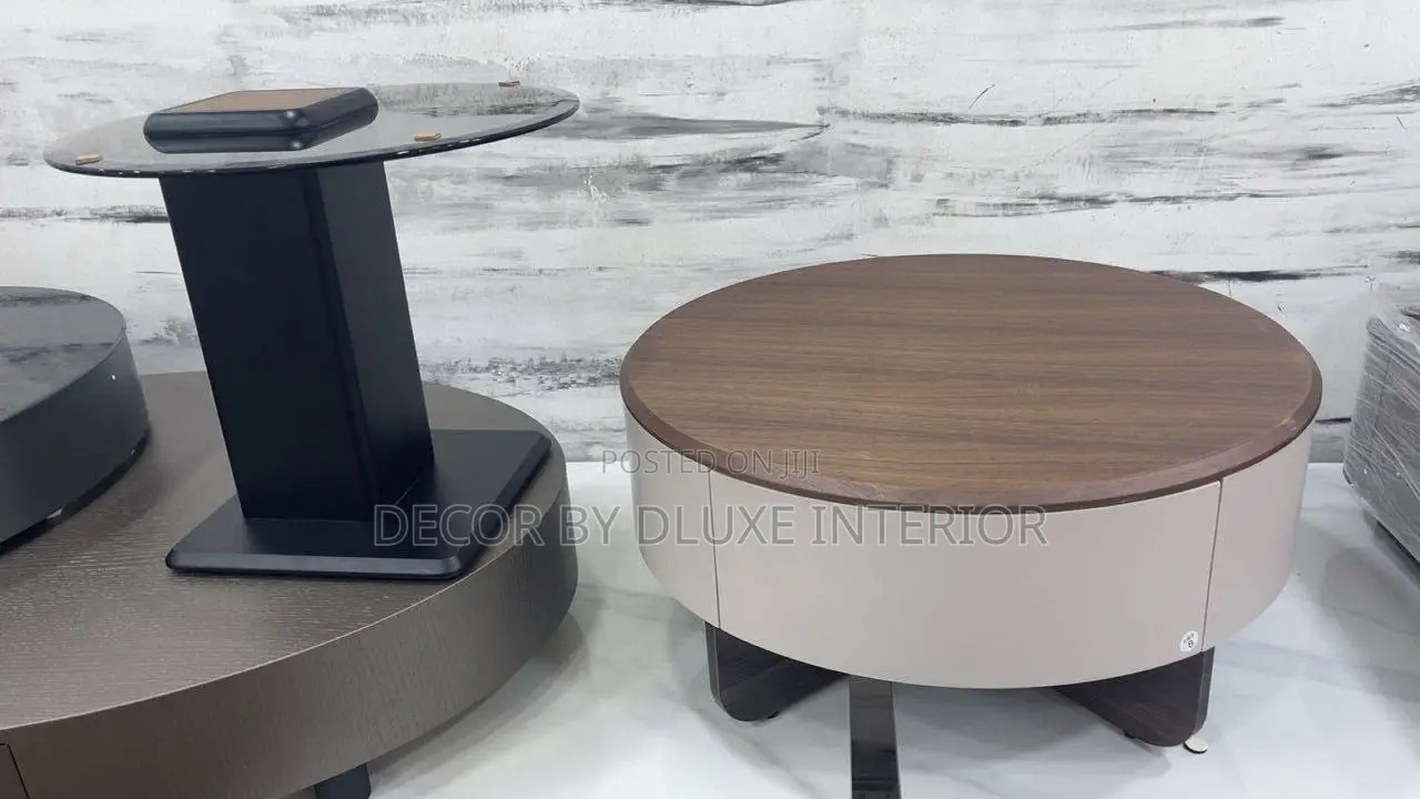 Modern Solid Wood and Glass 2in1 Nested Coffee Table