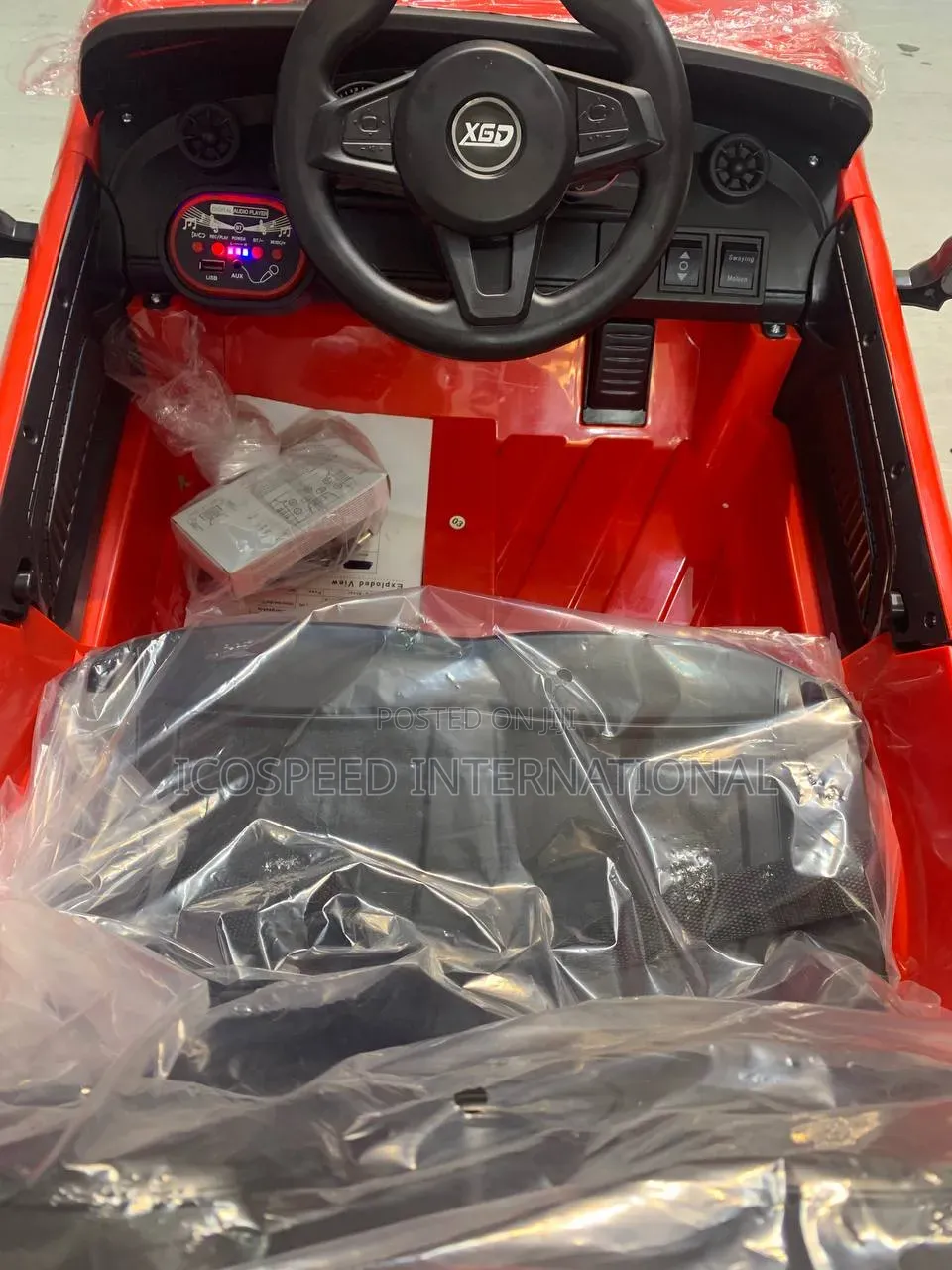 Red Mercedes-Benz AMG Electric Kids Car for Kids Age 1-5 With Remote