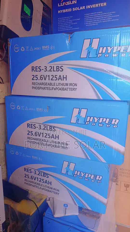 Hyper Power 3.2kwh 24v Lithium Battery With Digital Display