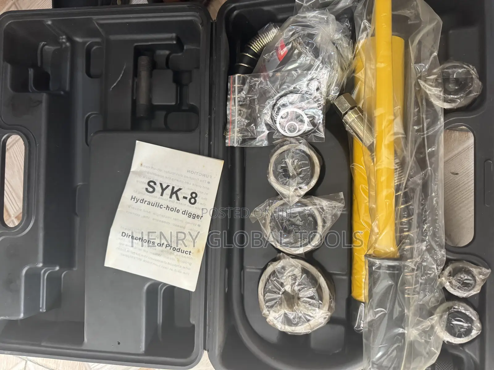 16-60mm Heavy-Duty Hydraulic Hole Punching Tool – SYK-8
