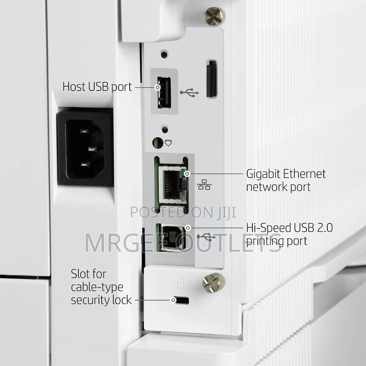 HP LaserJet Enterprise M611dn Printer Ethernet 2-Sided Printing