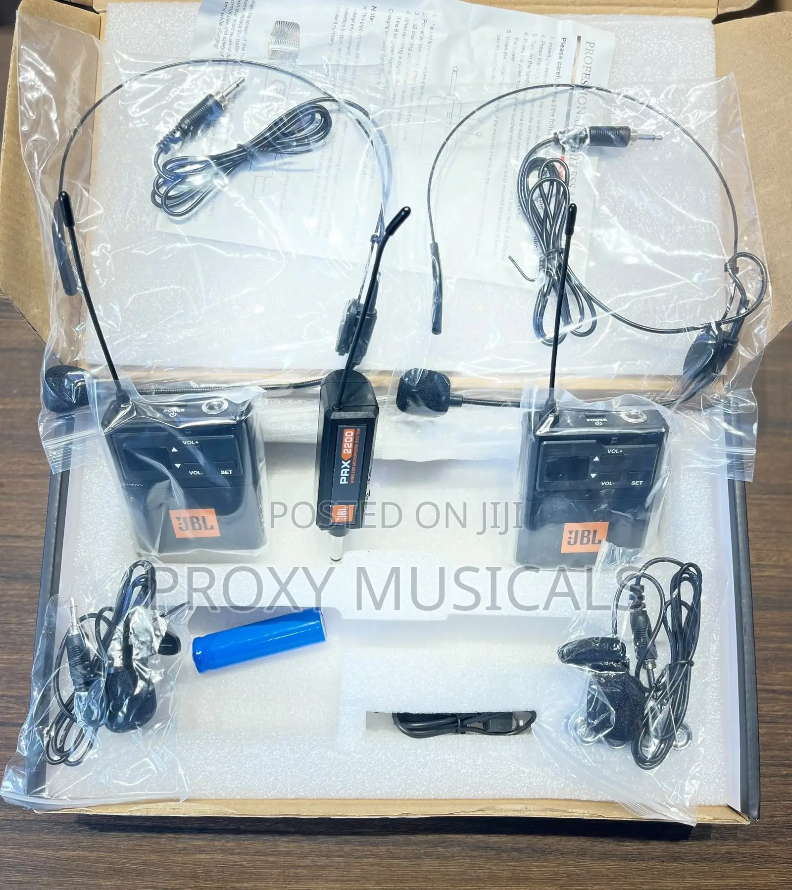 JBL Wireless Overhead Lapel/Lavalier Microphone PRX2200