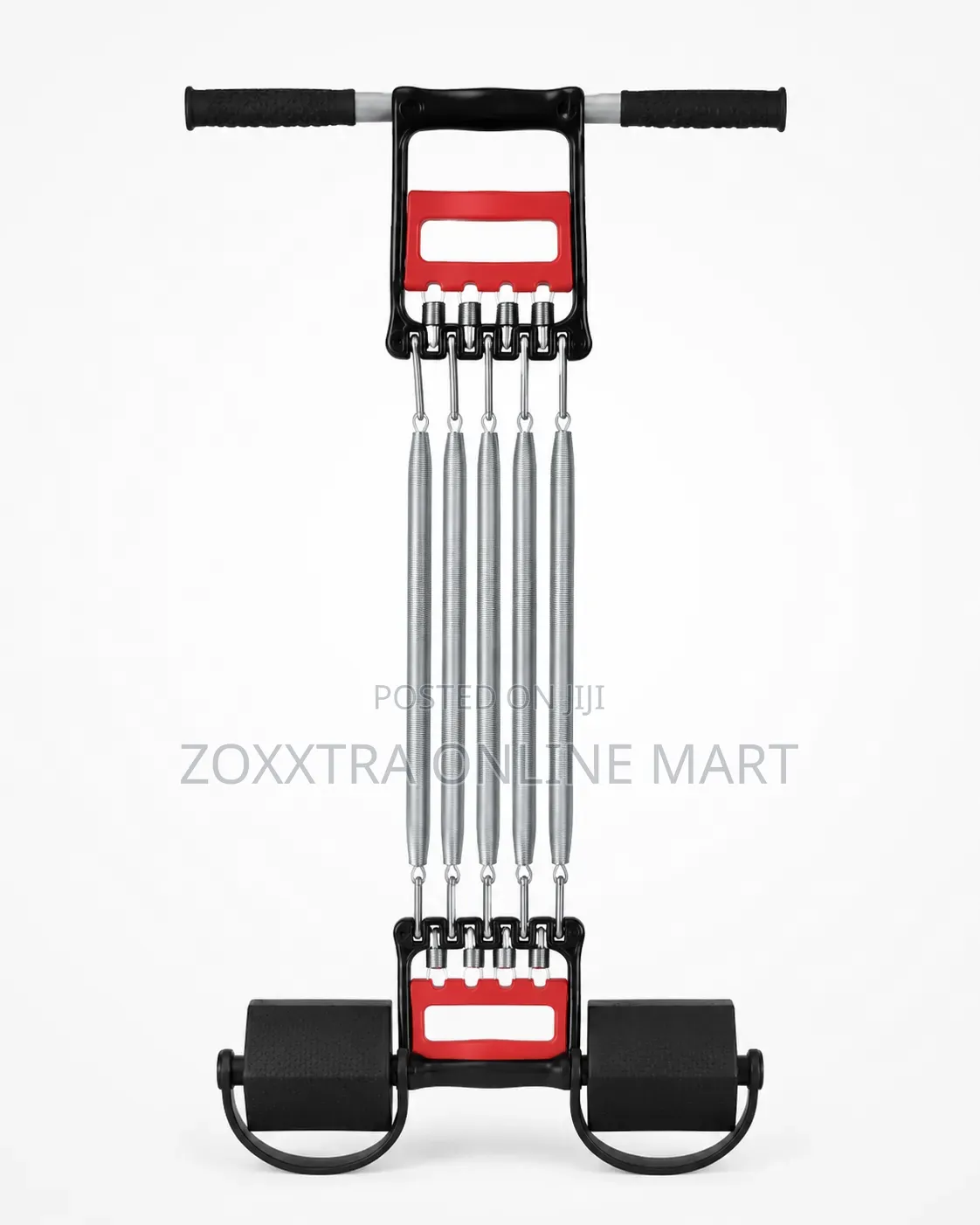 5-Spring Chest Expander Resistance Fitness Trainer/ Tummy Trimmer
