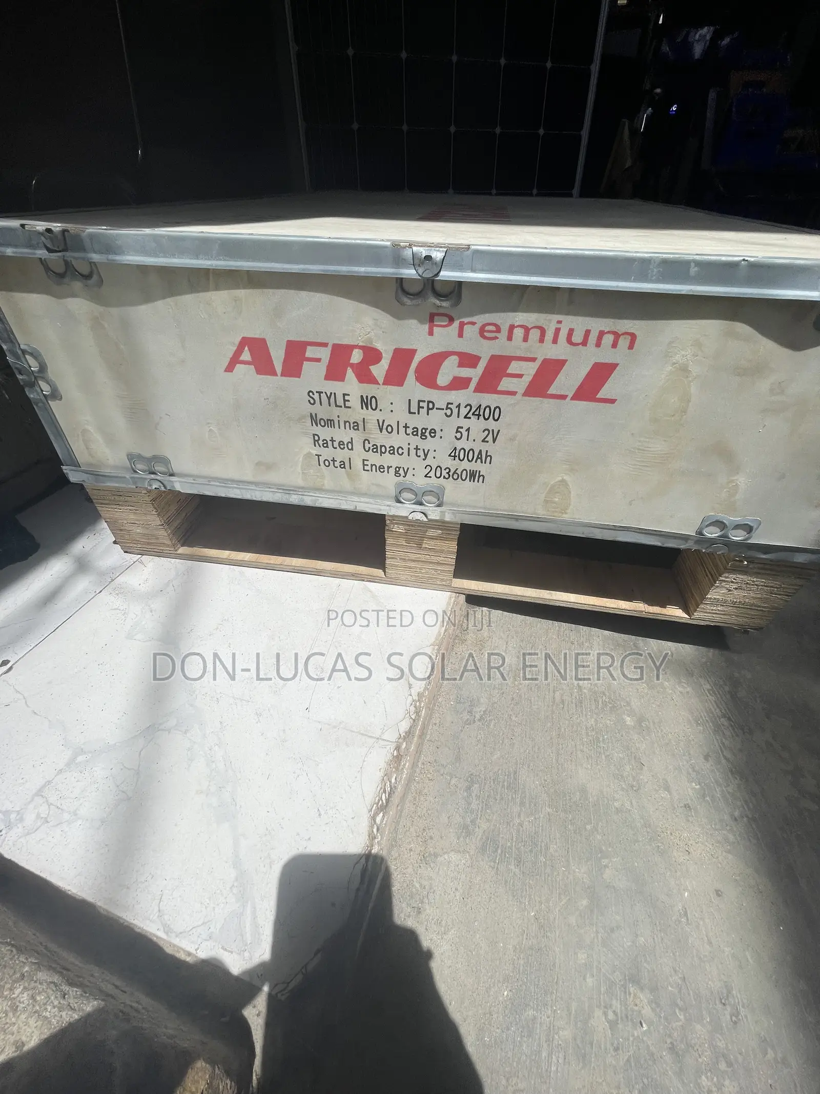 20Kwh 51.2v AFRICELL Lithium Ion Battery
