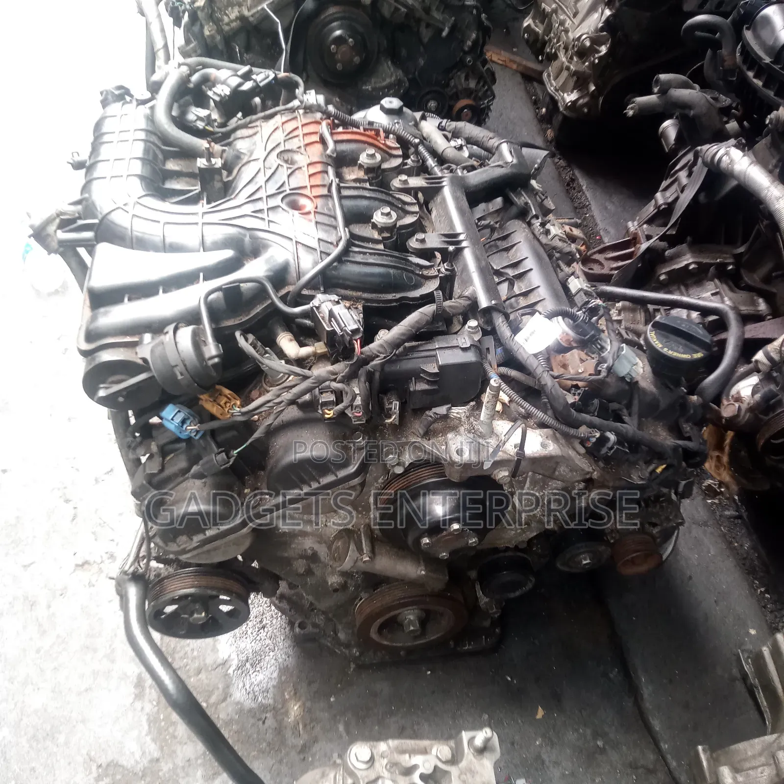 Complete Engine for Hyundai Santa Fe 2012 Model Working Perfectly