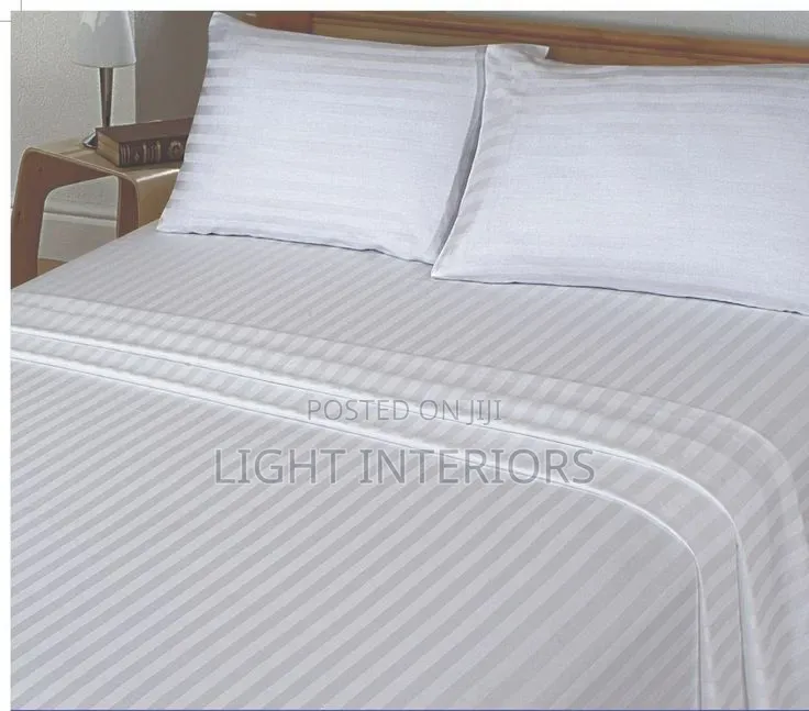 Plain White High Quality Cotton Duvet Sets