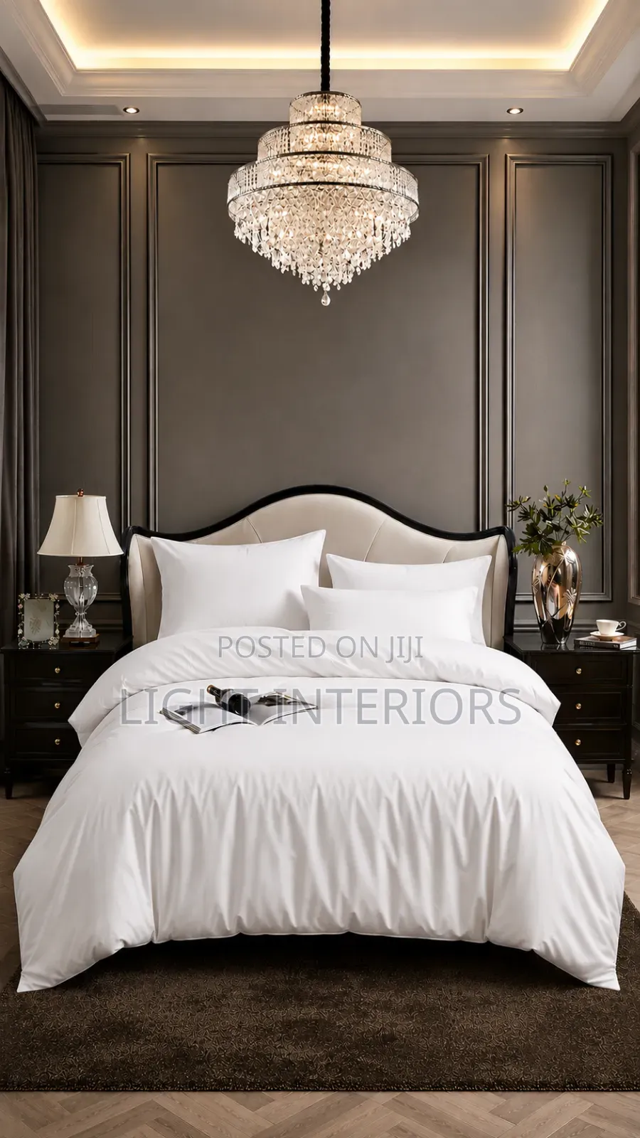 Plain White High Quality Cotton Duvet Sets