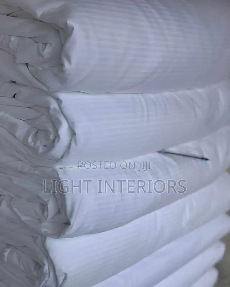 Plain White High Quality Cotton Duvet Sets