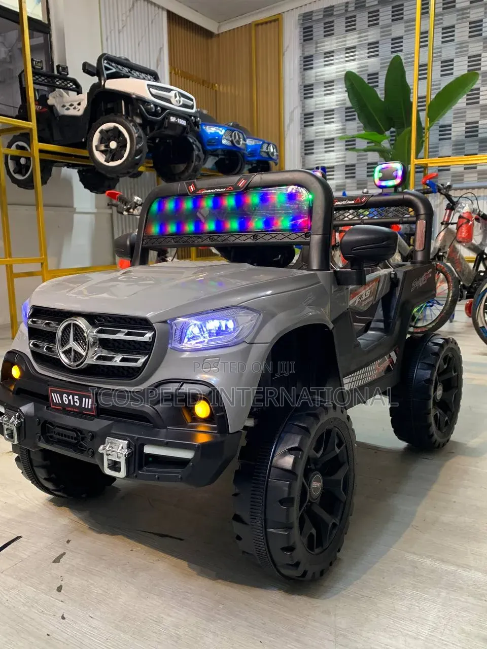 Grey Jeep Wrangler for Kids Age 1-5 With Remote and Bluetooth